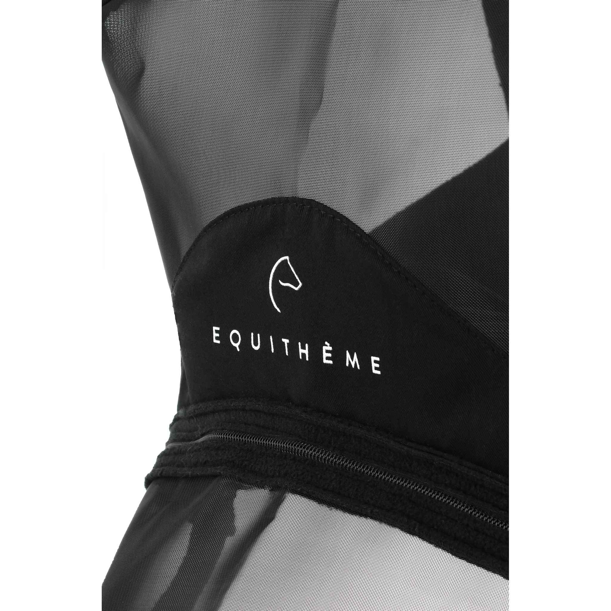 EQUITHÈME Zipper Anti UV Fly Mask Black 306035203