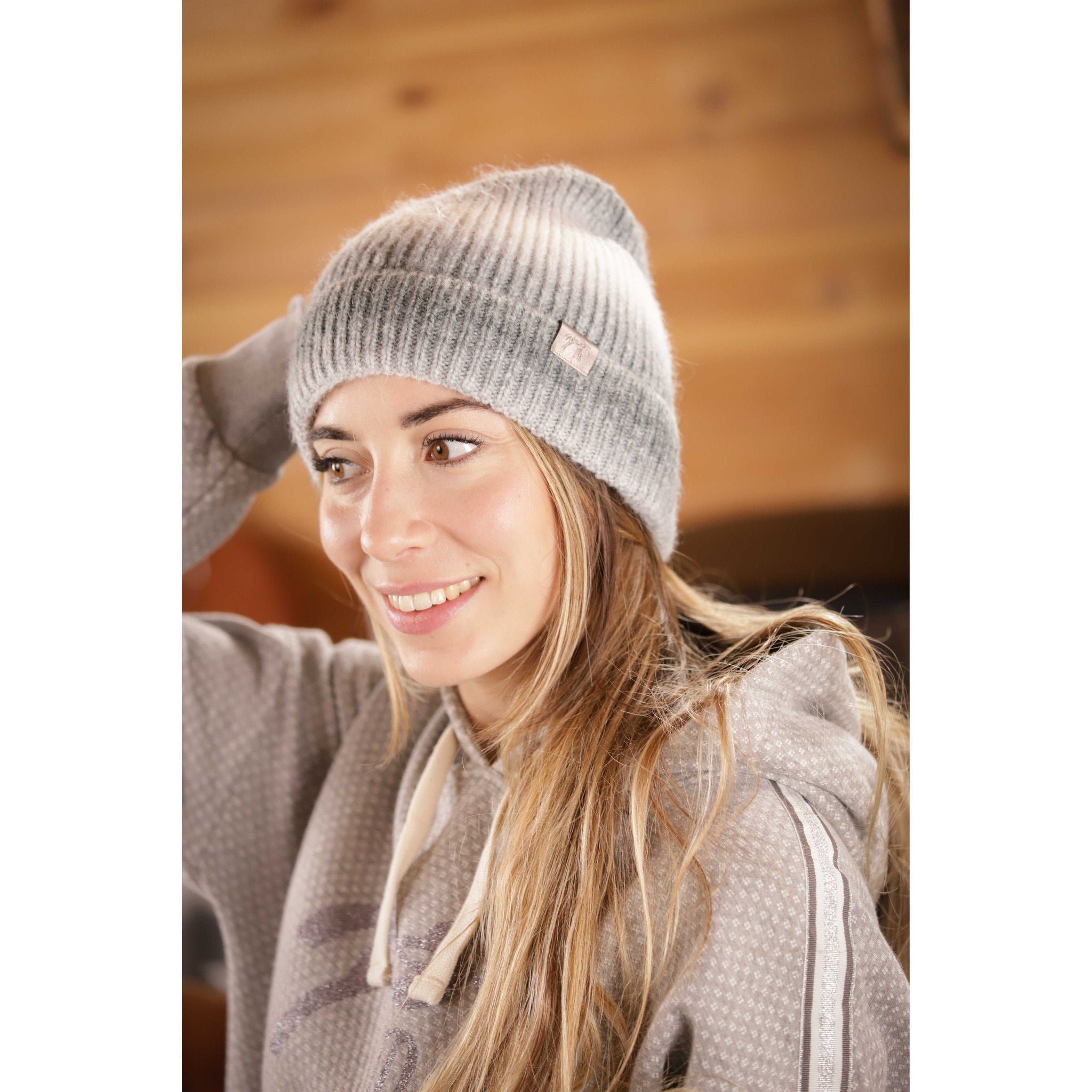 Pénélope Mila Beanie Chiné grey 985811011