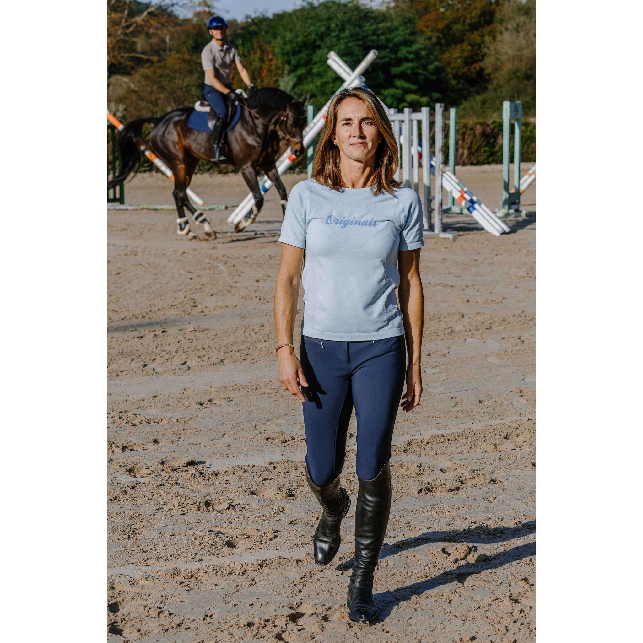 EQUITHÈME Seamless Short Sleeve T-Shirt – Elena Khaki 963108093