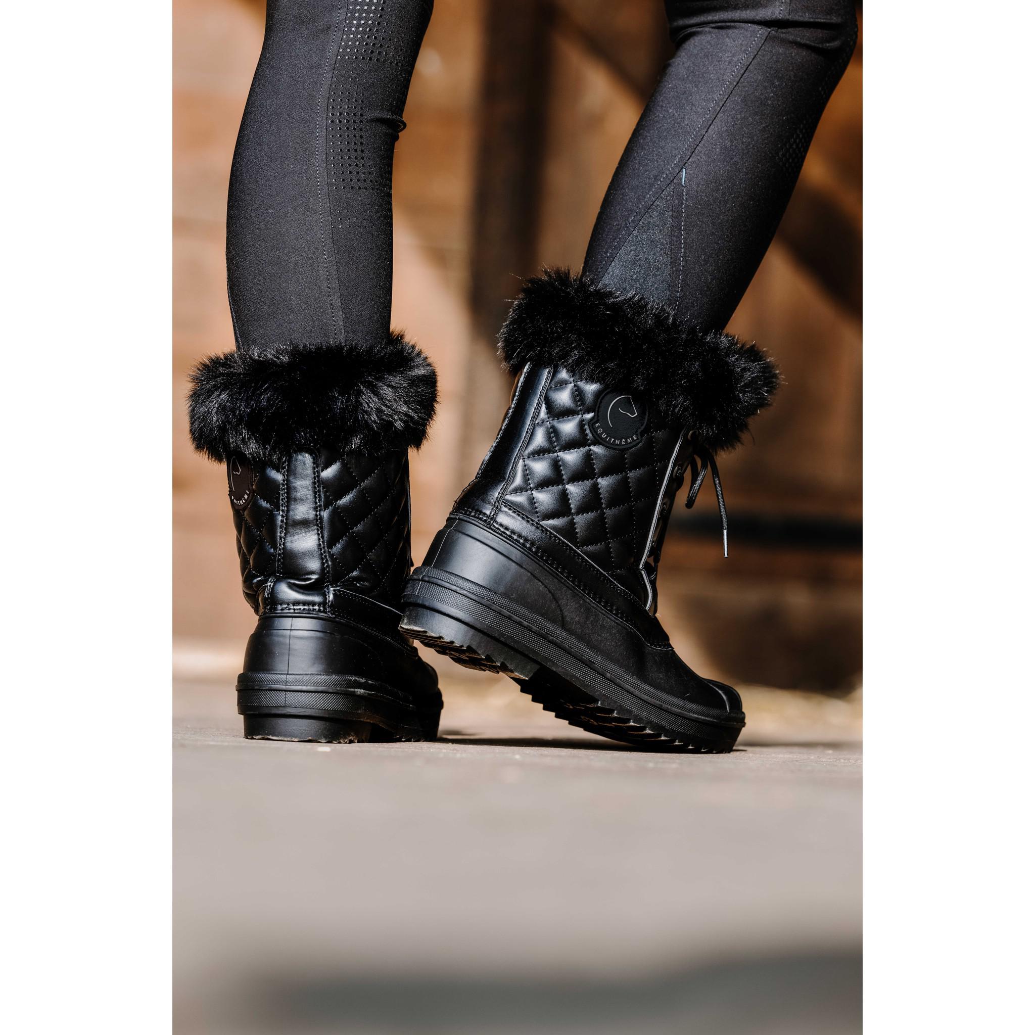 Je t'aime EQUITHÈME Winter Boots Black 914912236