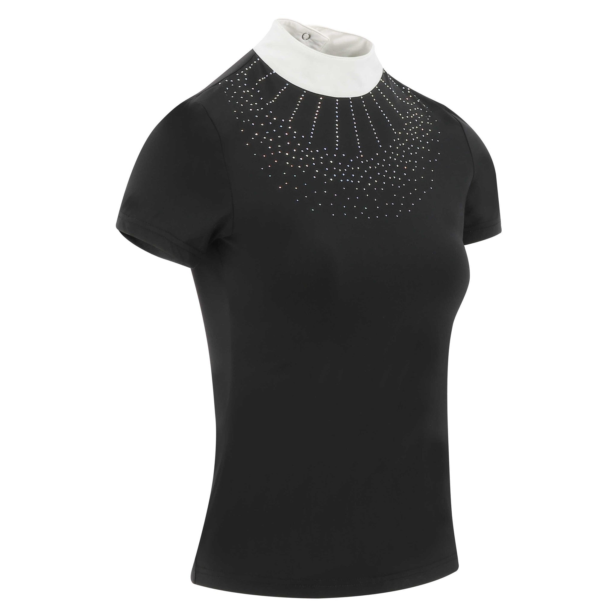 EQUITHÈME London Show Polo shirt - Ladies - Black - 962077022_packshot_1