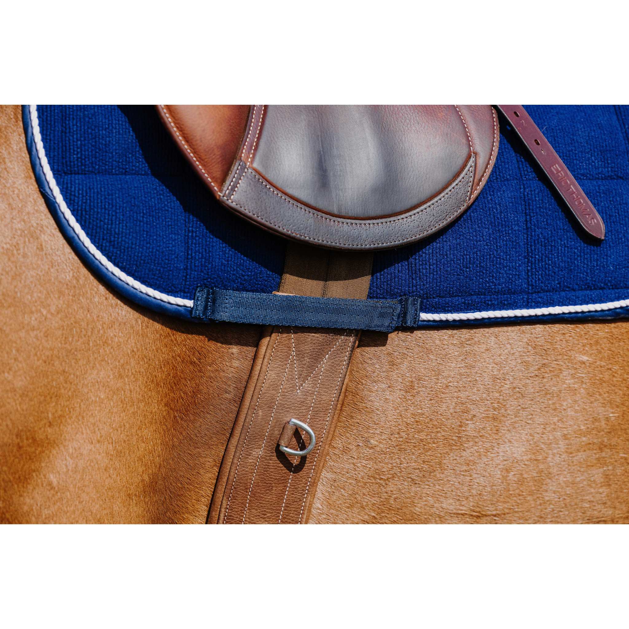 Riding World Corduroy saddle pad - All purpose Navy blue 204061007