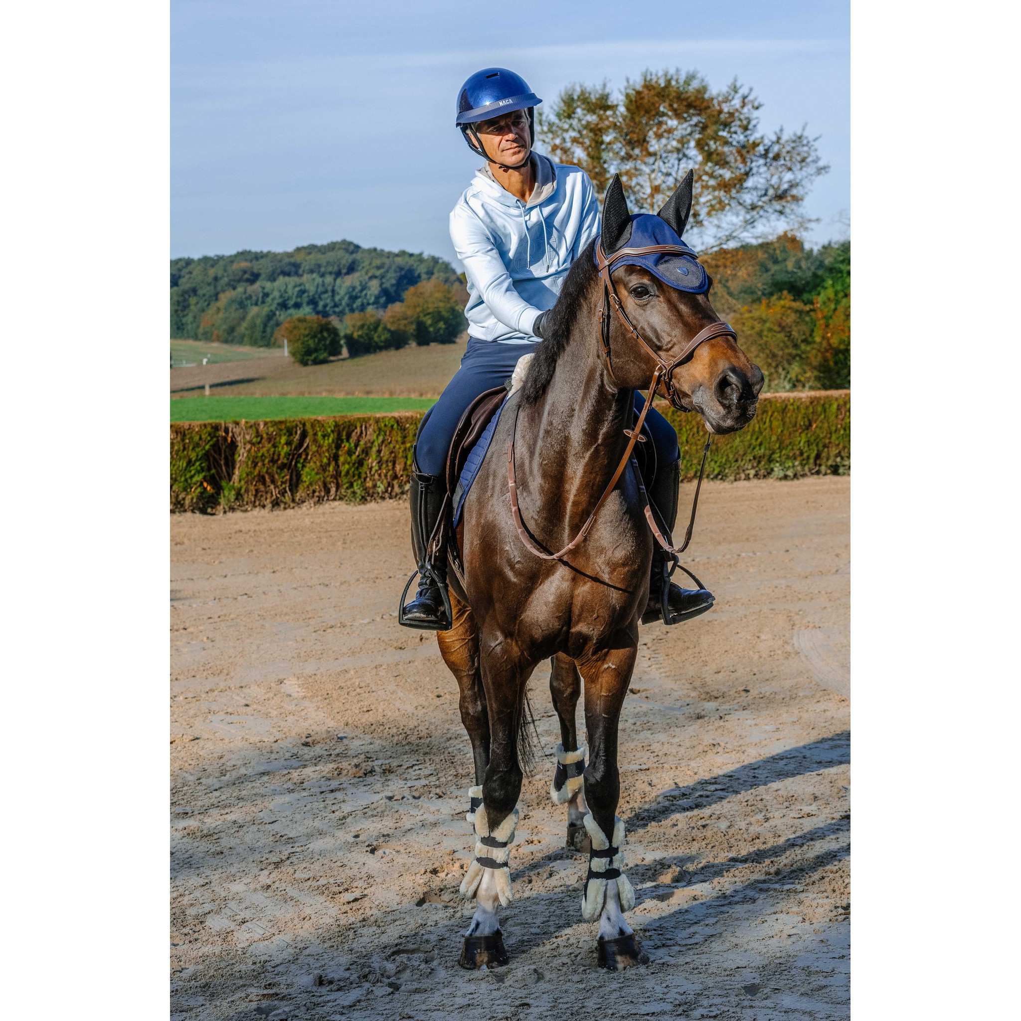 EQUITHÈME Axel Sweatshirt - Adult Blue/light blue 963223122