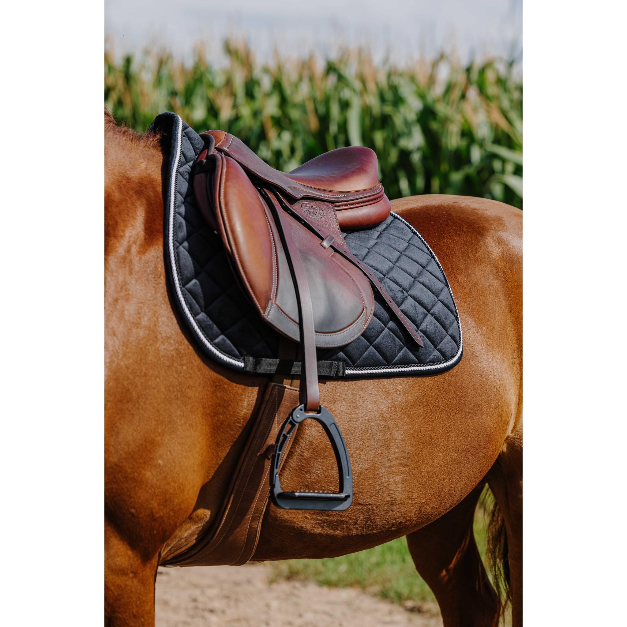 Riding World Velours saddle pad - All purpose Black 204059002