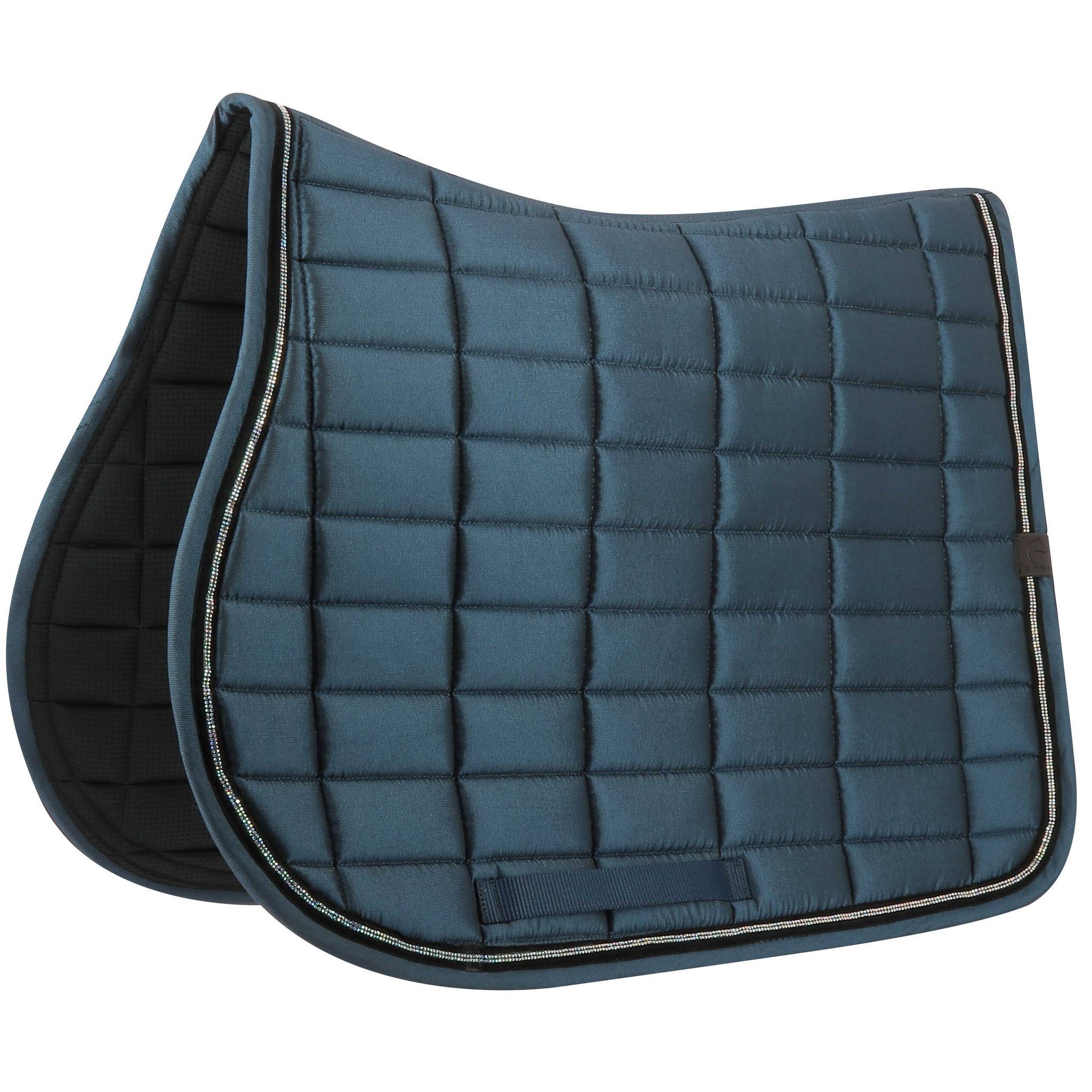 EQUITHÈME Domino All-Purpose Saddle Pad Blue - 204782046_packshot_1