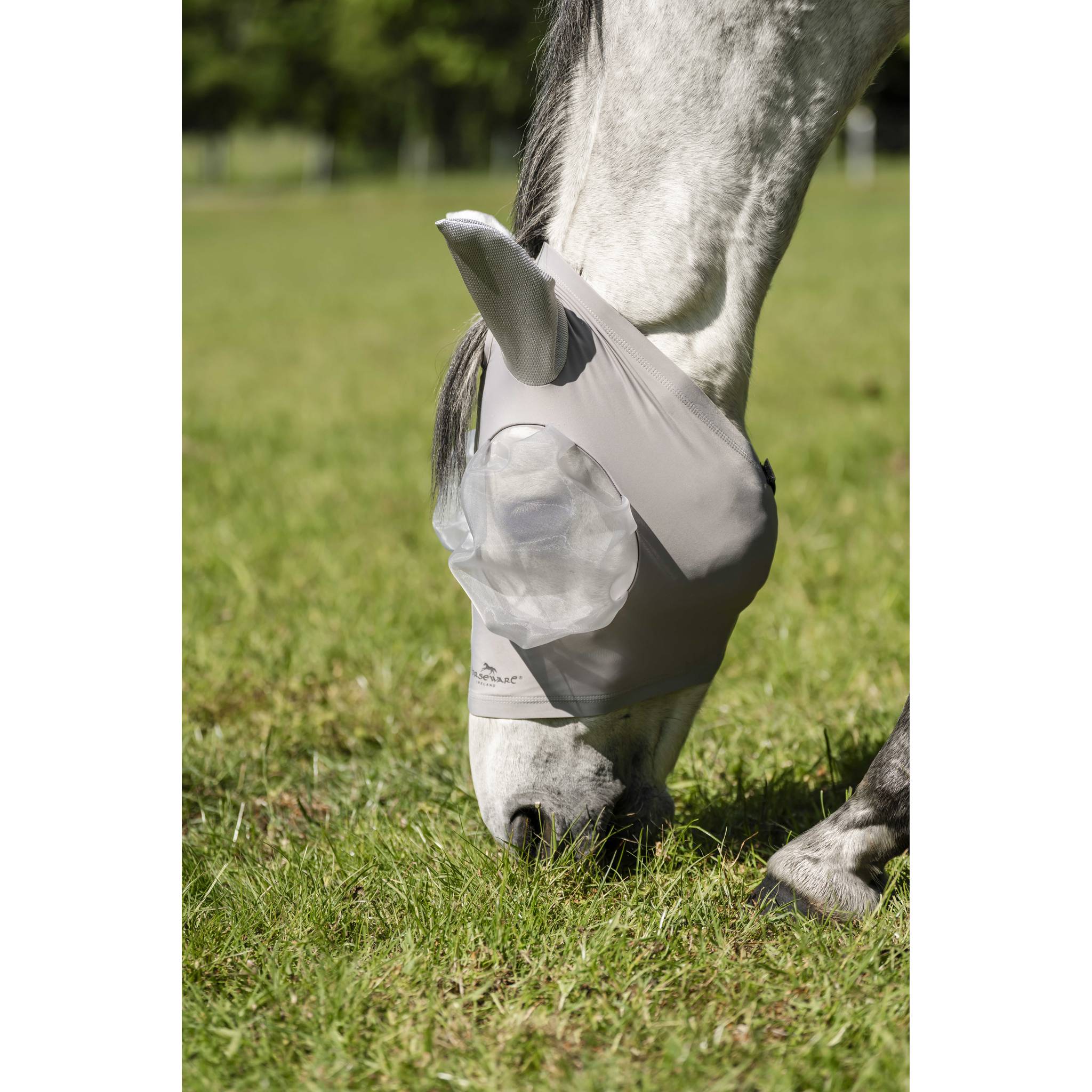 Horseware Defense Fly Mask Silver - 423005002_ambi_4