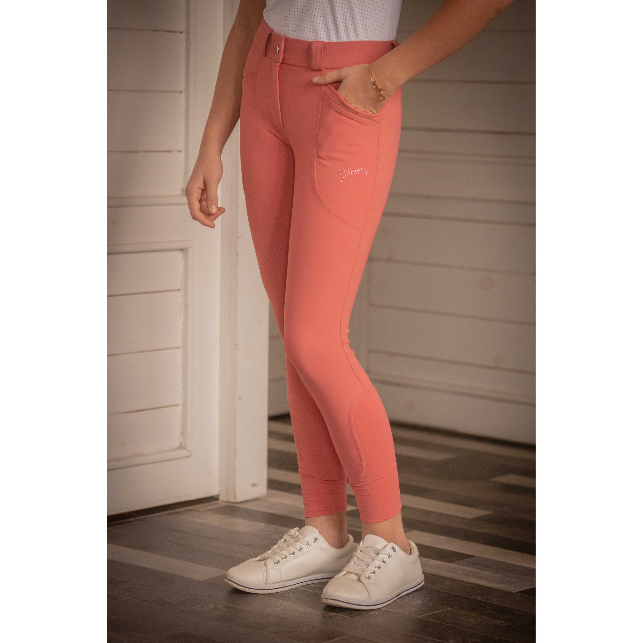 Eden by Pénélope Sybille Riding Breeches - Children Antique pink - 980901312_ambi_3