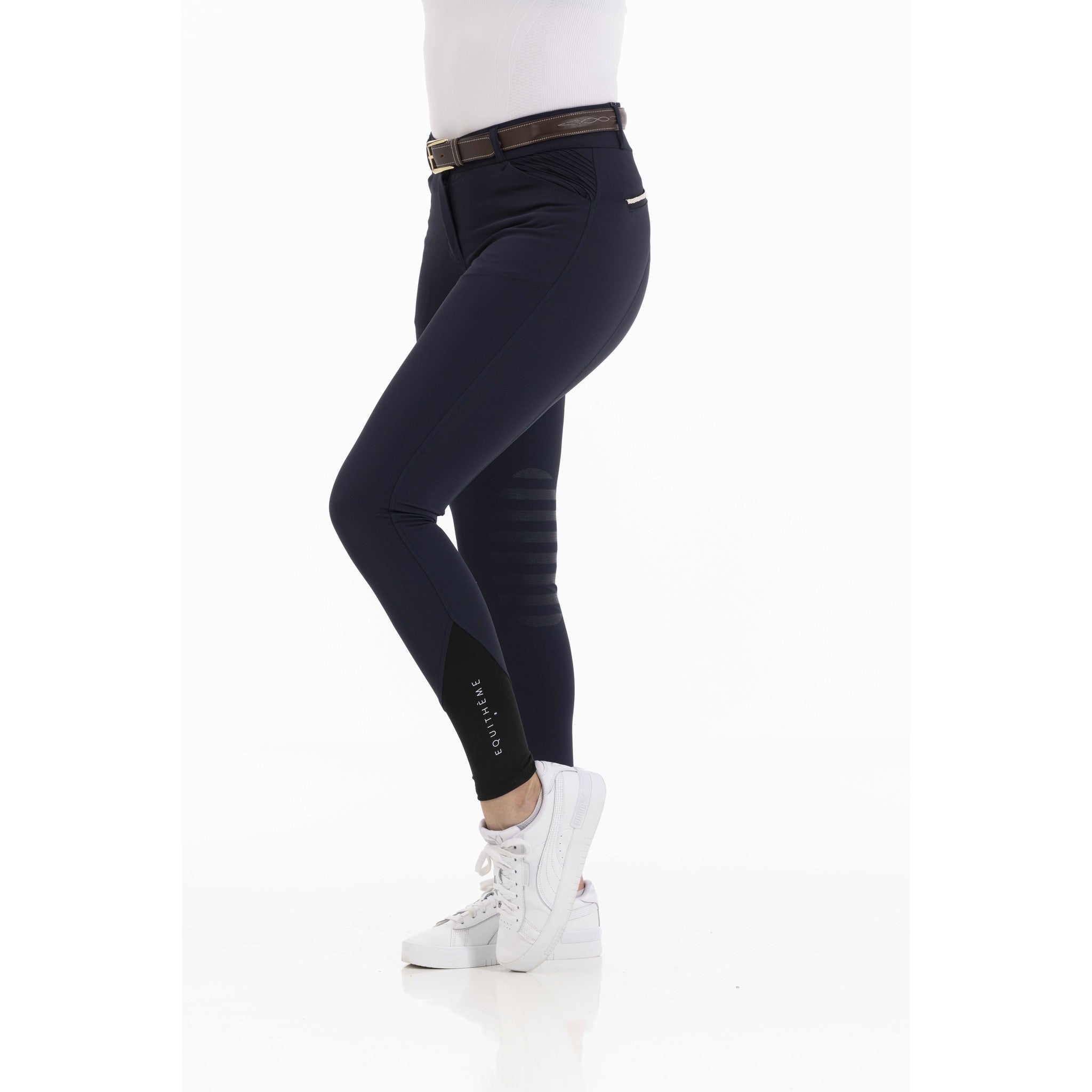 EQUITHÈME Joséphine Riding Pants - Women - Navy blue - 979460736_packshot_6