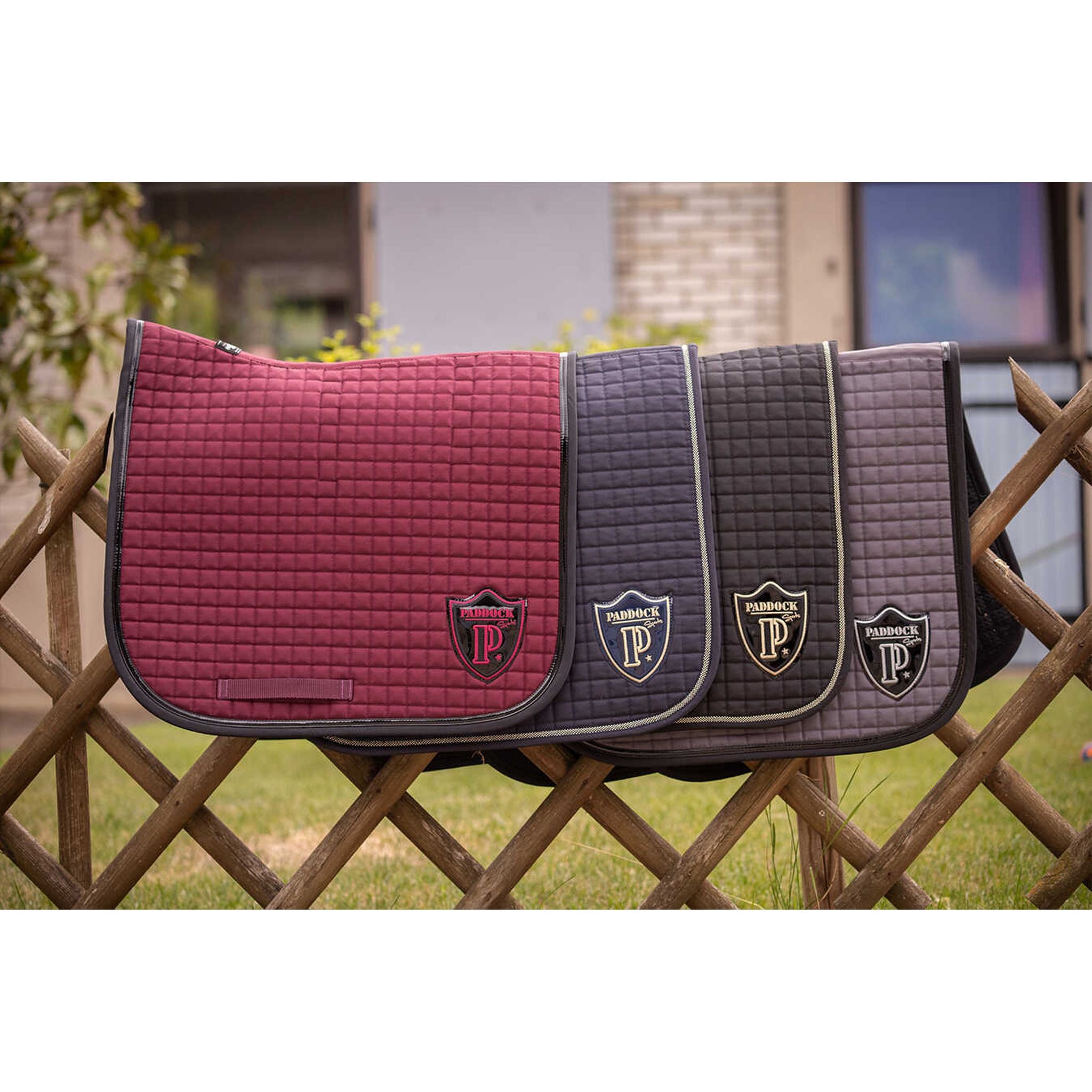 Paddock Sports American Dressage Saddle Pad Plum - 204745034_ambi_1
