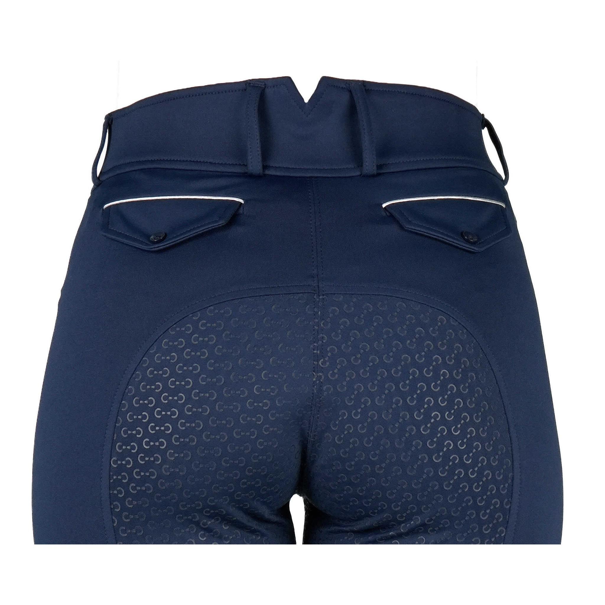 Riding World River Silicone Seat Breeches - Ladies Navy blue 989405736