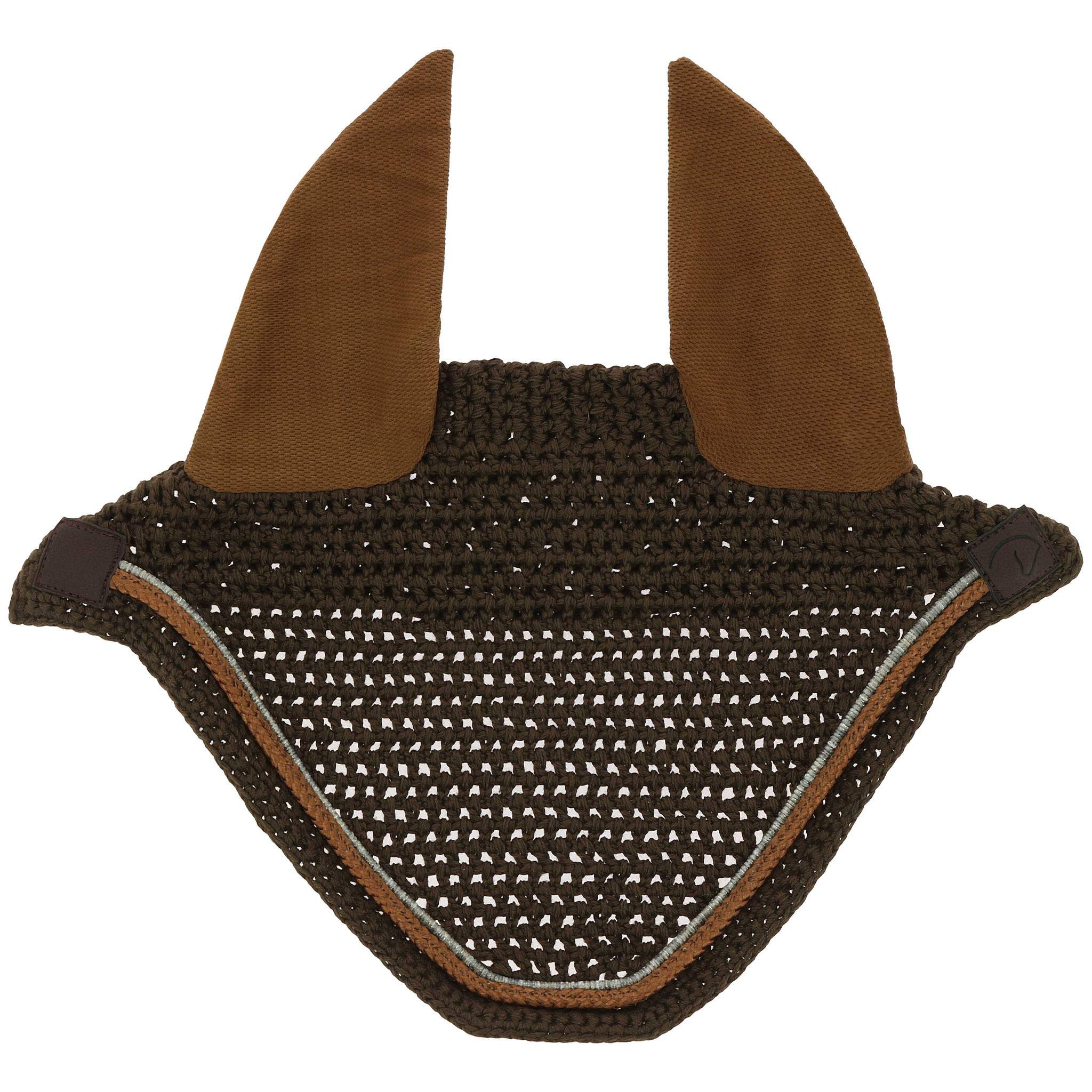 EQUITHÈME Hexalight fly veil chestnut brown 306882004