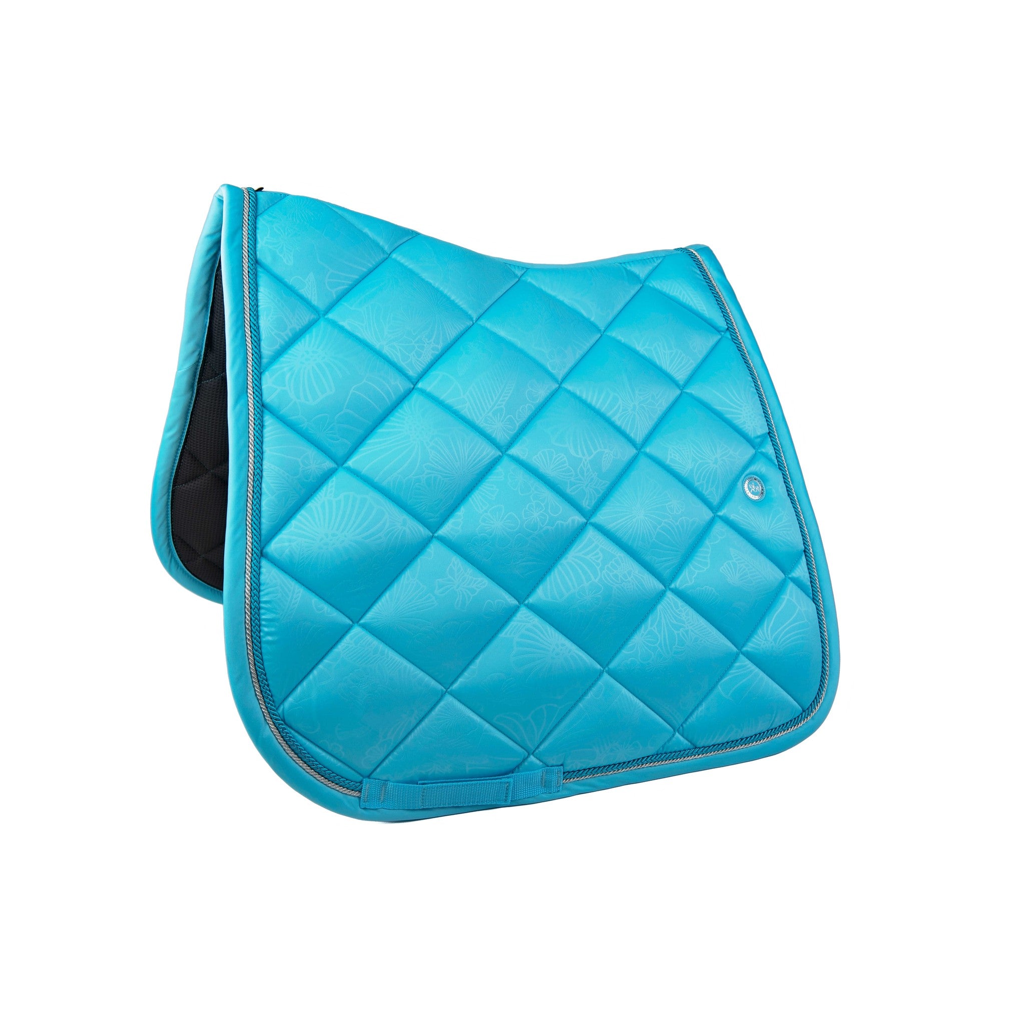 Lami-Cell Floral Dressage Saddle Pad Blue - 220007006_packshot_1