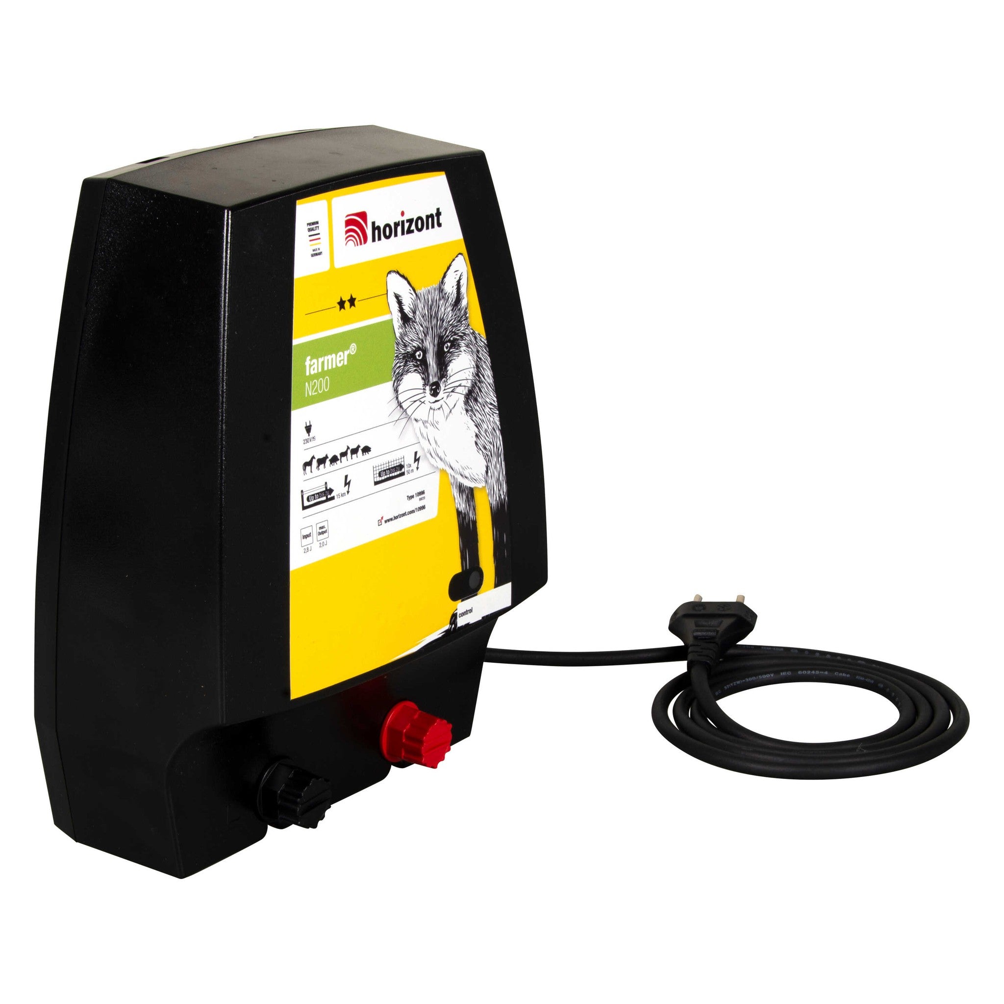 Horizont Equistop N200 Electric Fence Energizer - 703h10996_packshot_7