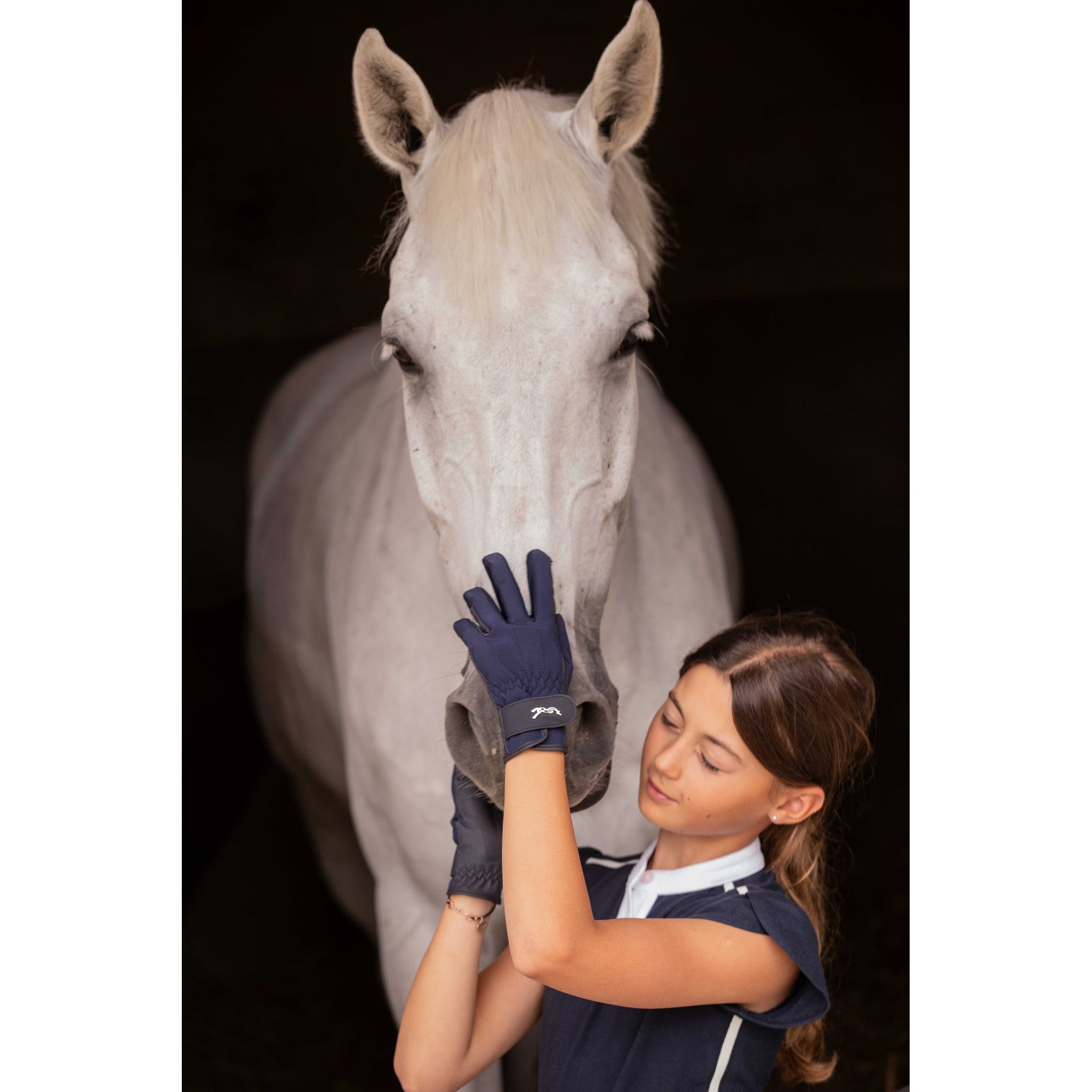 Eden by Pénélope Winter gloves - Children Navy blue 980650755