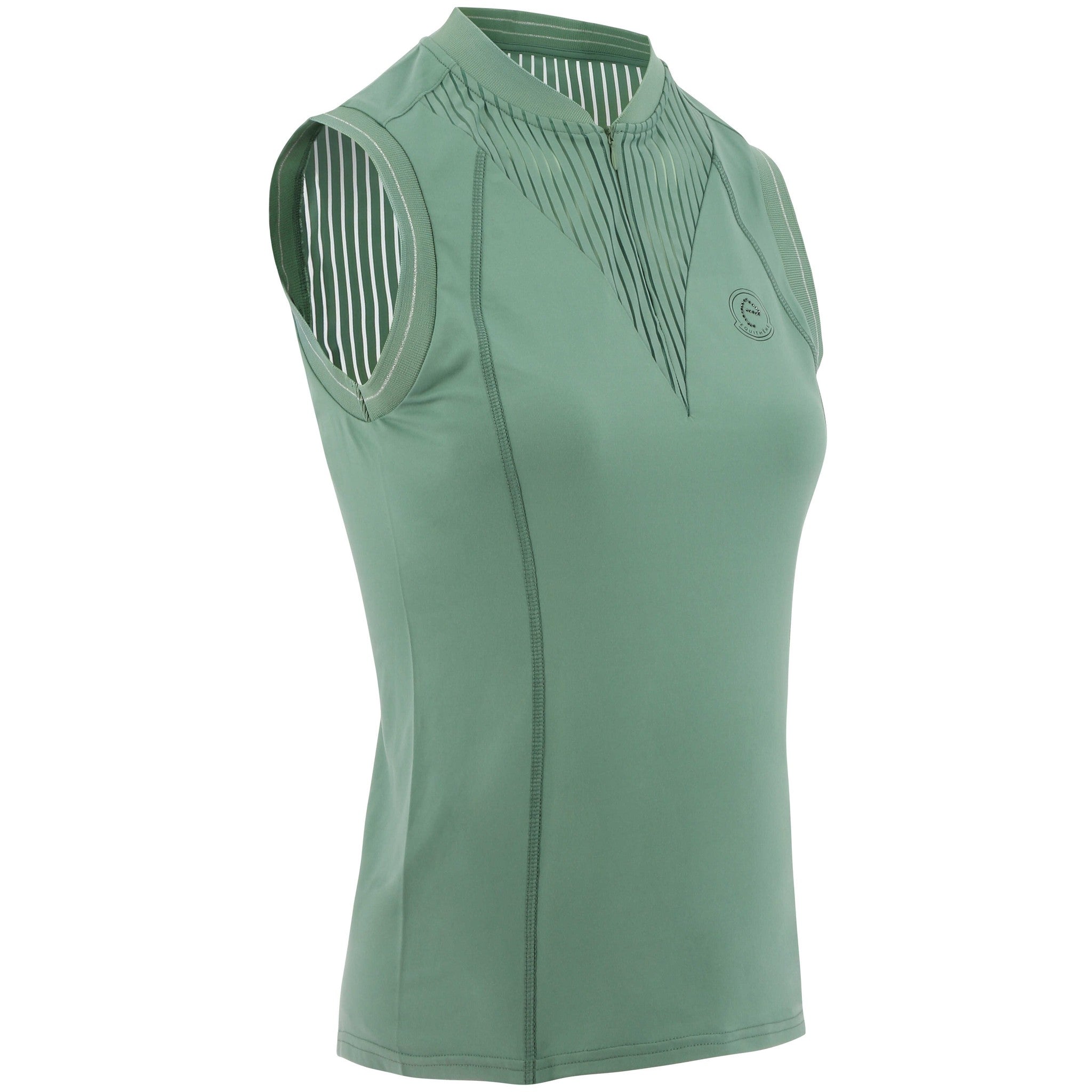 EQUITHÈME Margot Je t'aime Polo Shirt - Women - Sage Green - 962087475_packshot_1