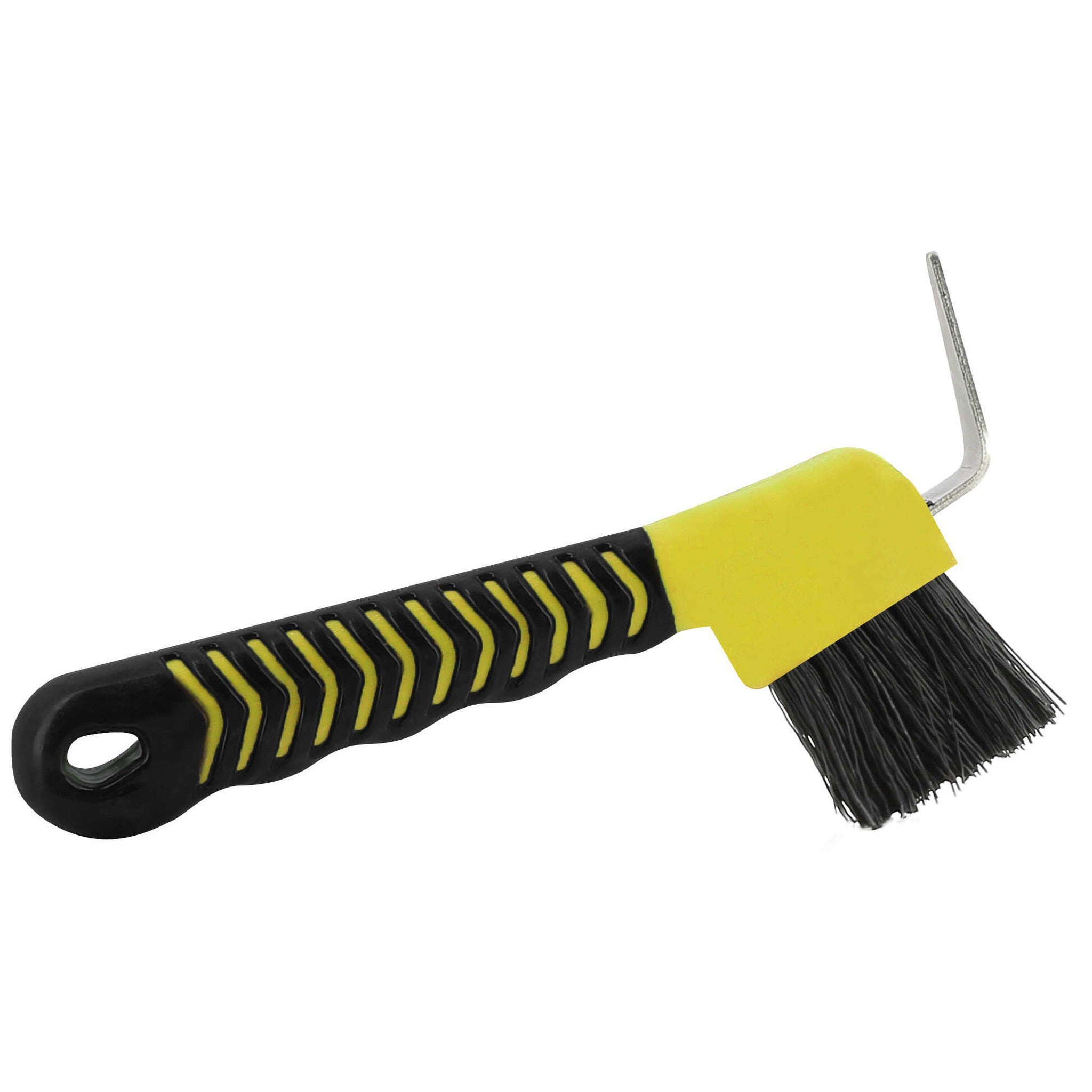 Hippo-Tonic "Soft Hand" hoof pick brush Yellow 700089210