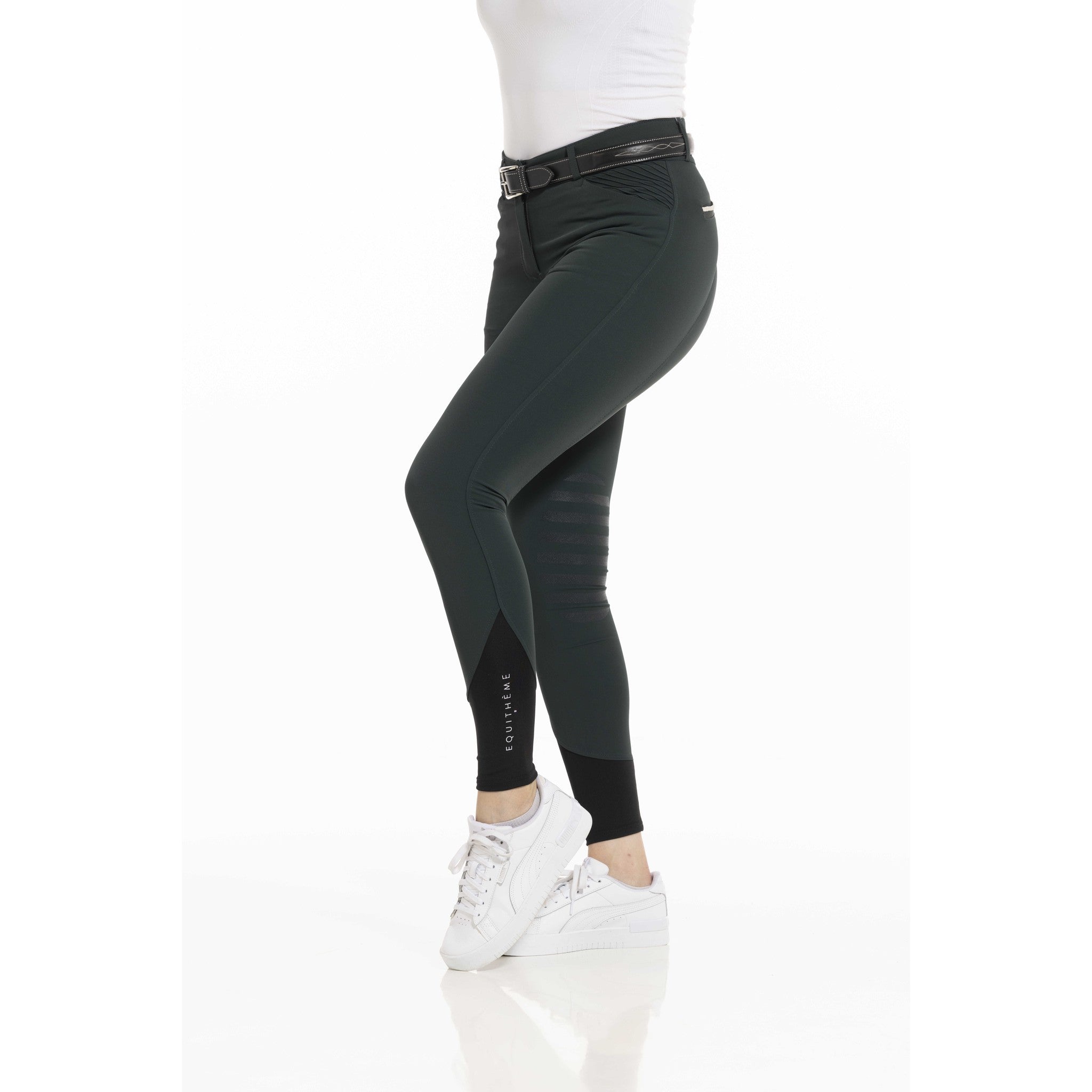 EQUITHÈME Joséphine Riding Pants - Women - Dark green - 979460936_packshot_2