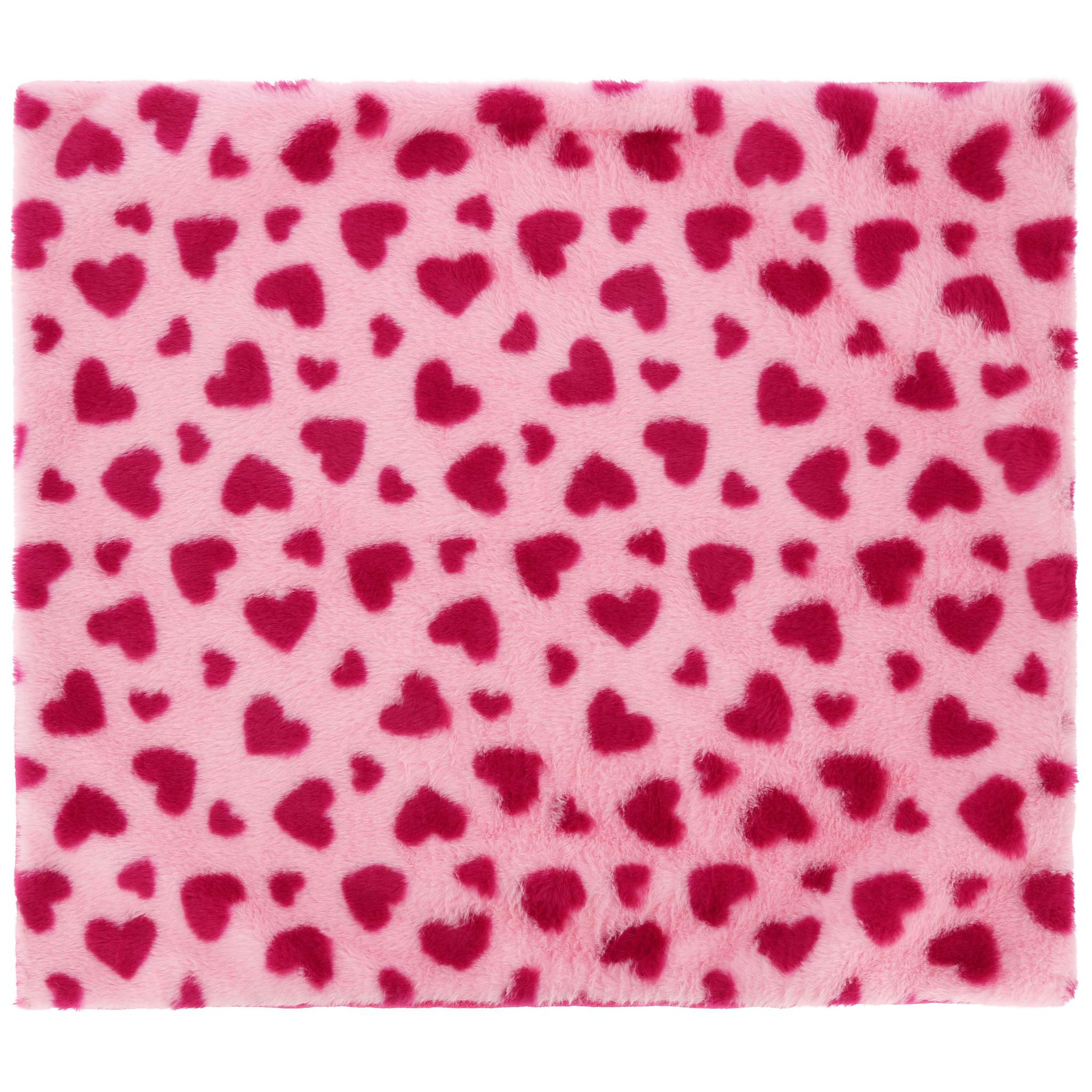 EQUITHÈME "I Love You" Dual-Sided Grooming Towel Pink/fuchsia - 700669013_packshot_1