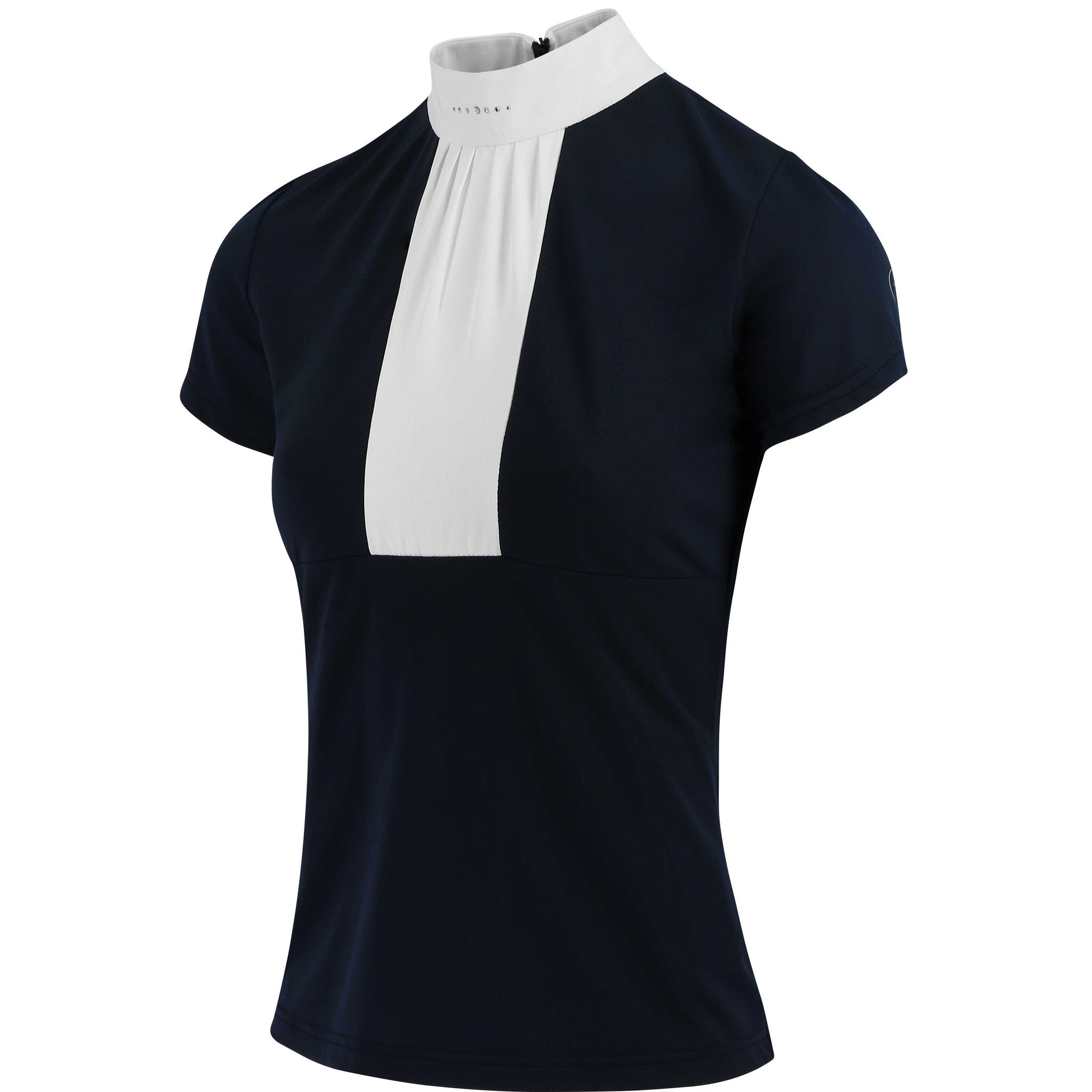 EQUITHÈME Doha Show Polo Shirt - Women - Navy blue - 962105071_packshot_2