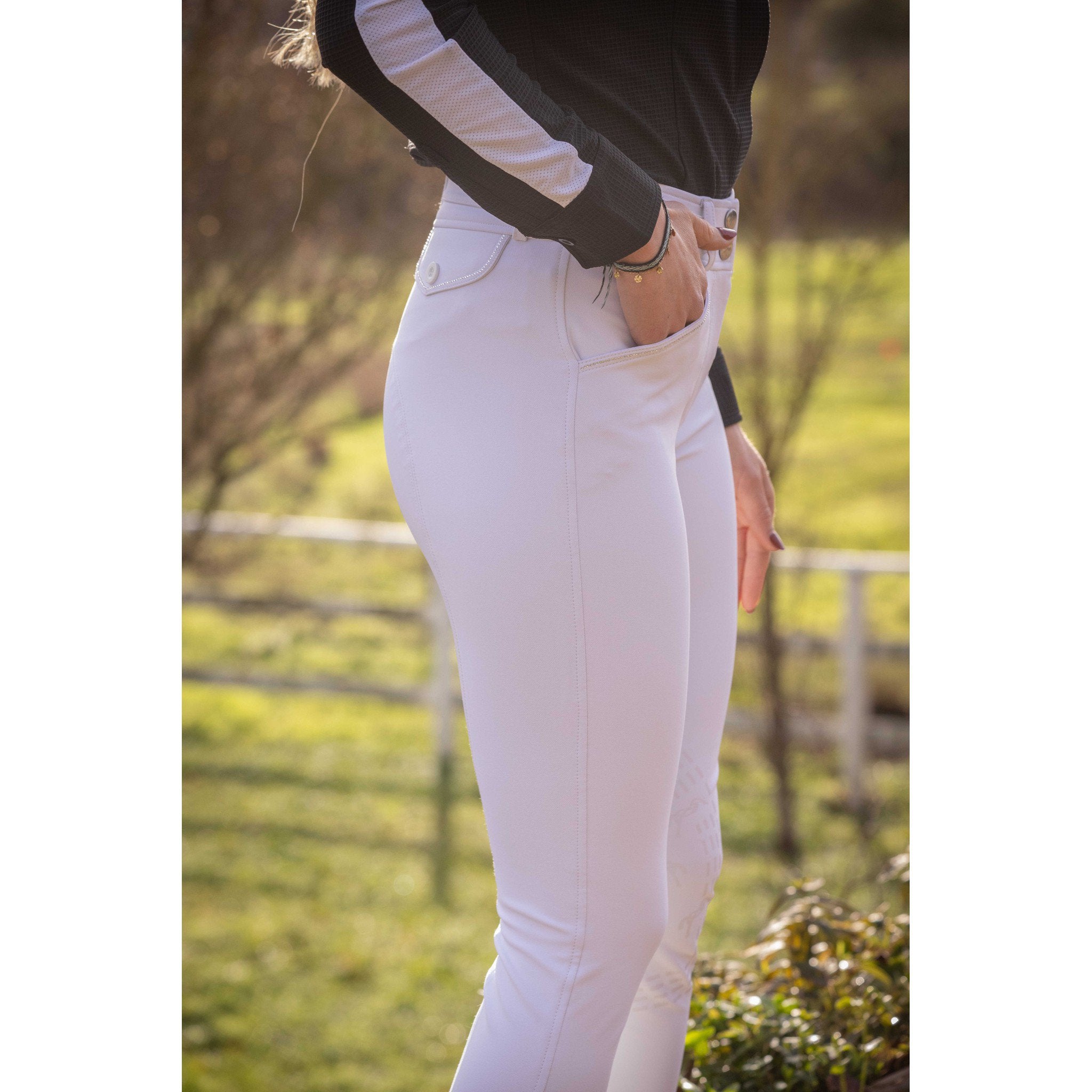 Pénélope Elégance Breeches - Ladies White 979922134