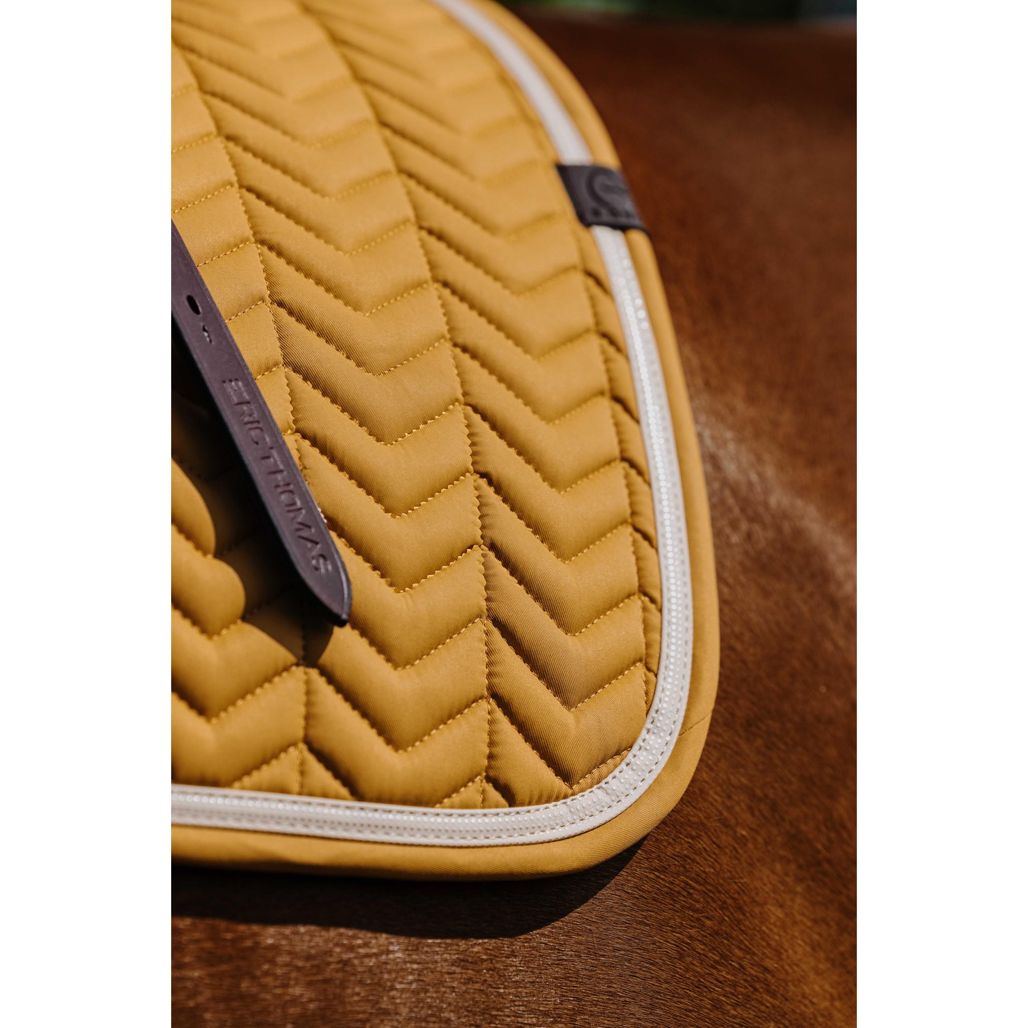 EQUITHÈME Softypop Saddle Pad - All purpose Yellow 204003026