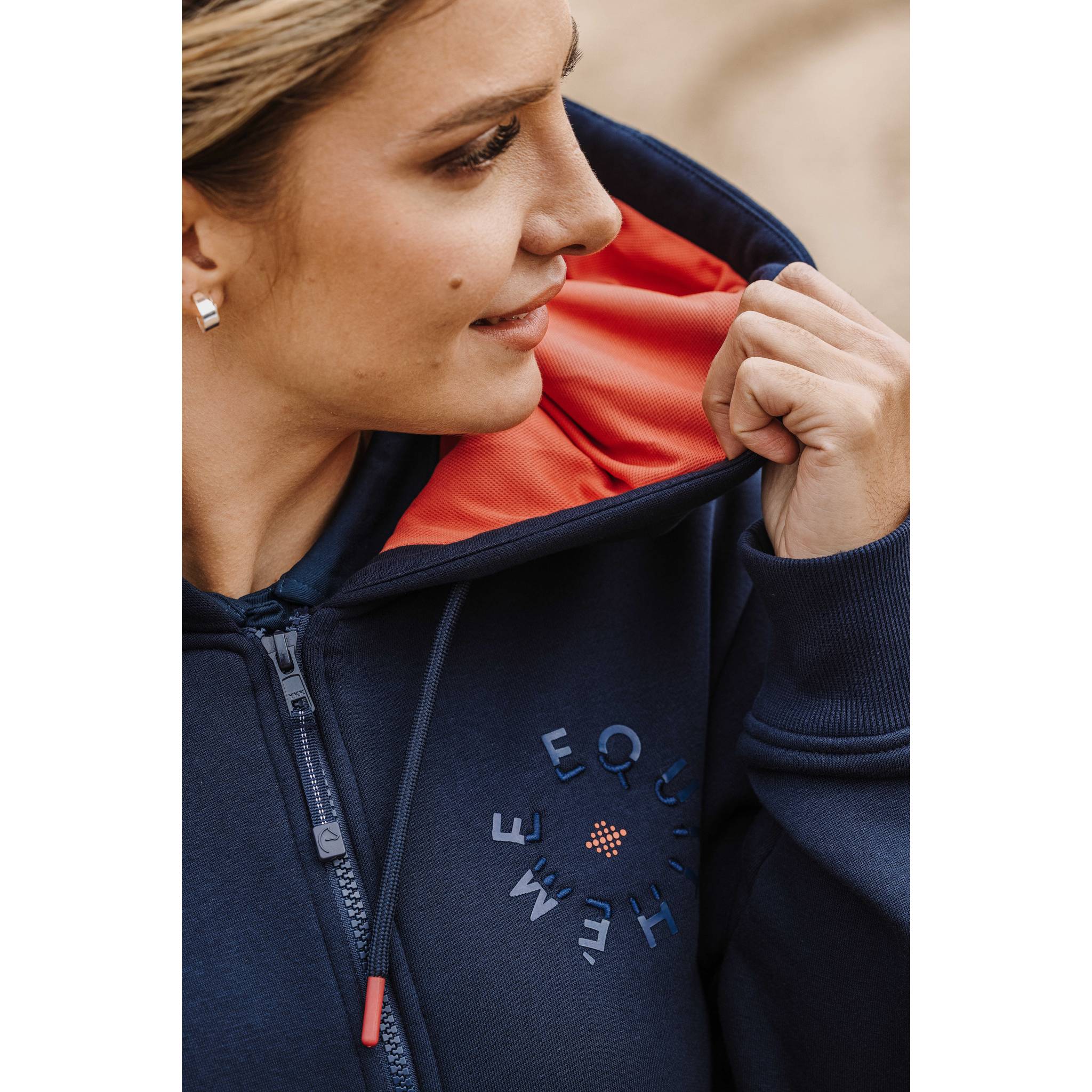 EQUITHÈME Originals Gabriel Sweatshirt - Adult - Navy blue - 963218072_ambi_5