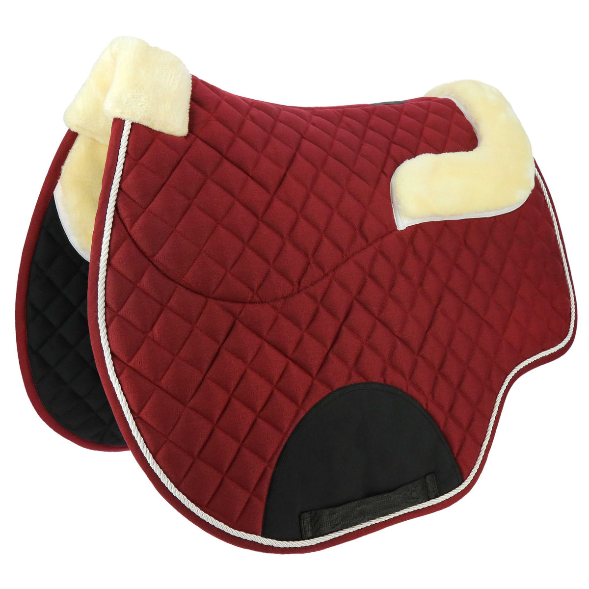 Riding World Saddle Pad/Half Pad - Burgundy - 204026033_packshot_1
