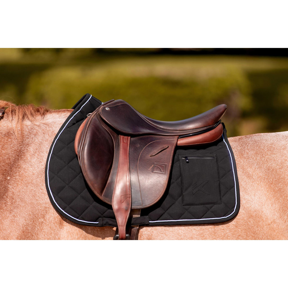 K by EQUITHÈME K-Cesar Saddle Pad - Black - 204050302_ambi_1