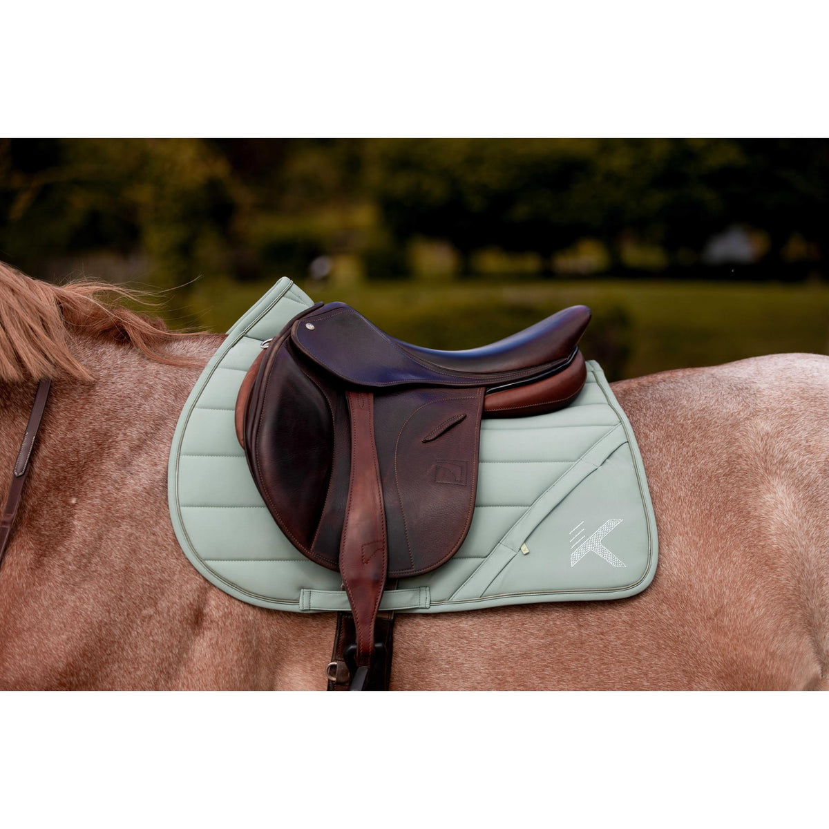 K By EQUITHÈME K-Vega Saddle Pad - Dark green - 204051309_ambi_1
