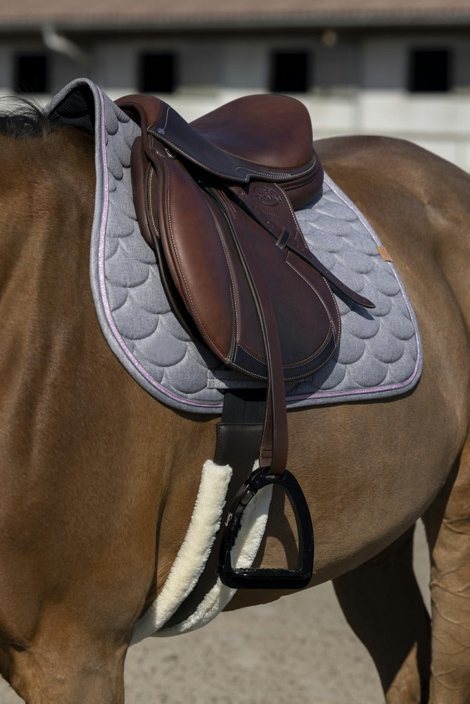 EQUITHÈME Khadi All-Purpose Saddle Pad Light grey
