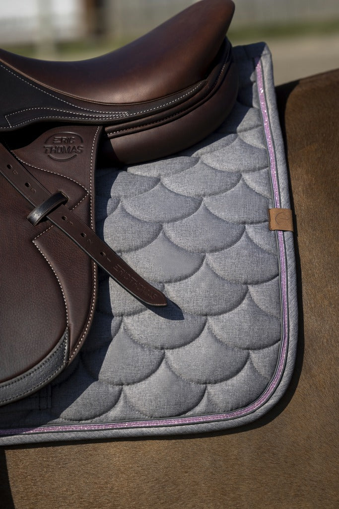 EQUITHÈME Khadi All-Purpose Saddle Pad Light grey