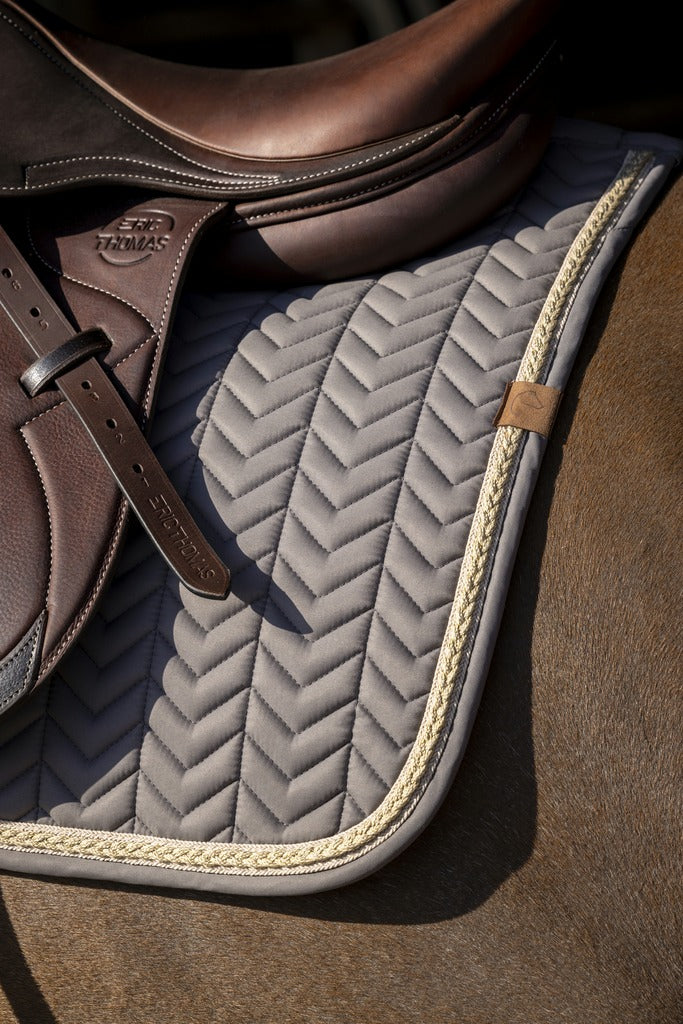 EQUITHÈME Softy All-Purpose Saddle Pad Dark grey