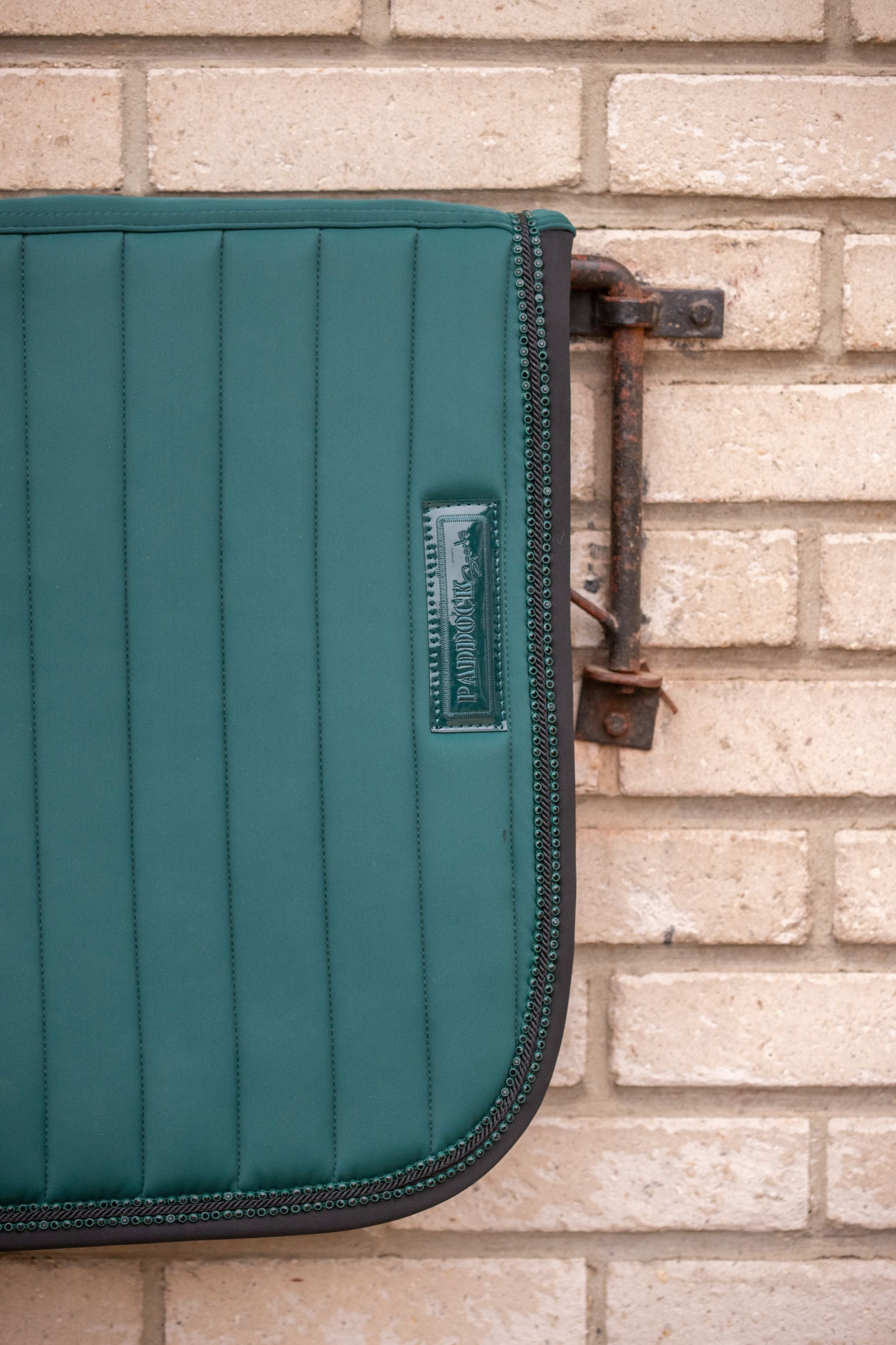 Paddock Sports Verticali Saddle pad - All purpose Dark green/black