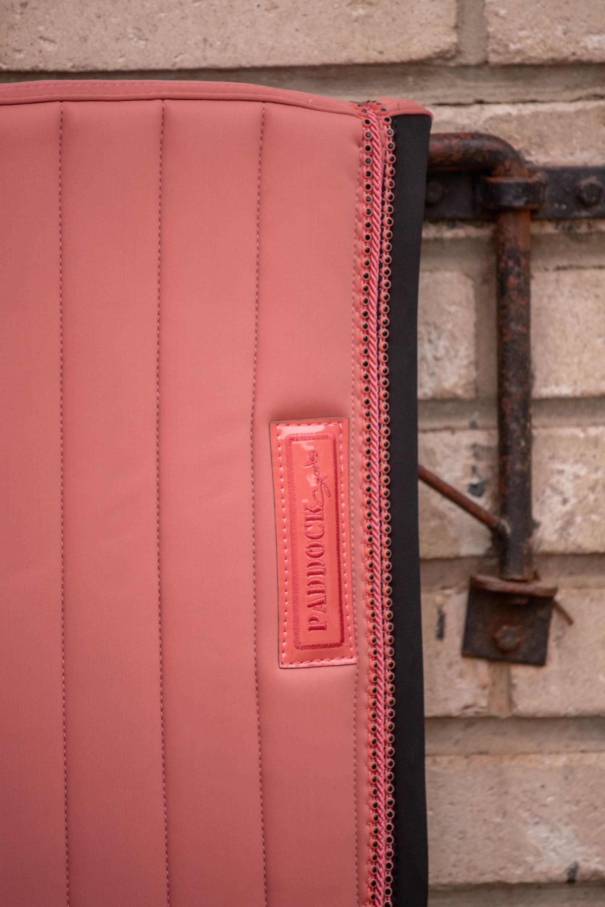 Paddock Sports Verticali Saddle pad - All purpose Peach/black