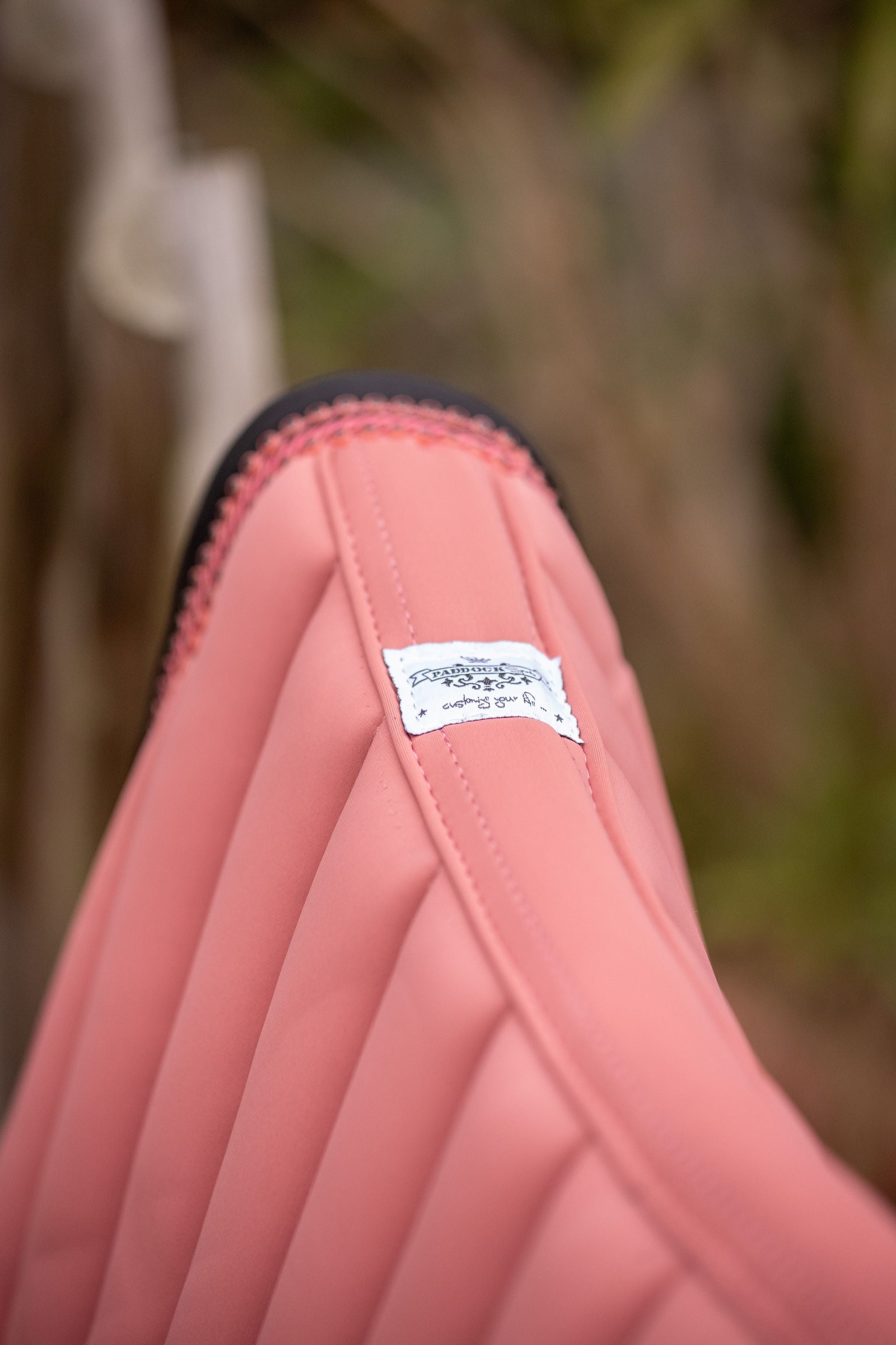 Paddock Sports Verticali Saddle pad - All purpose Peach/black