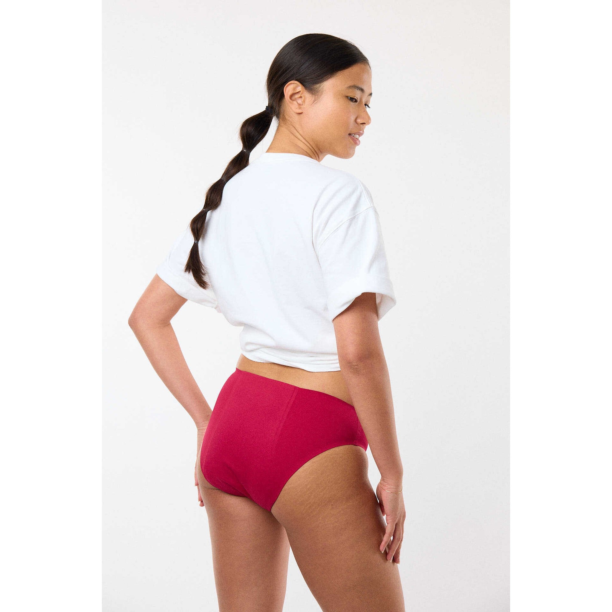 SMOON Artemis Heavy Flow Menstrual Panty - Women Burgundy - 983201332_ambi_3