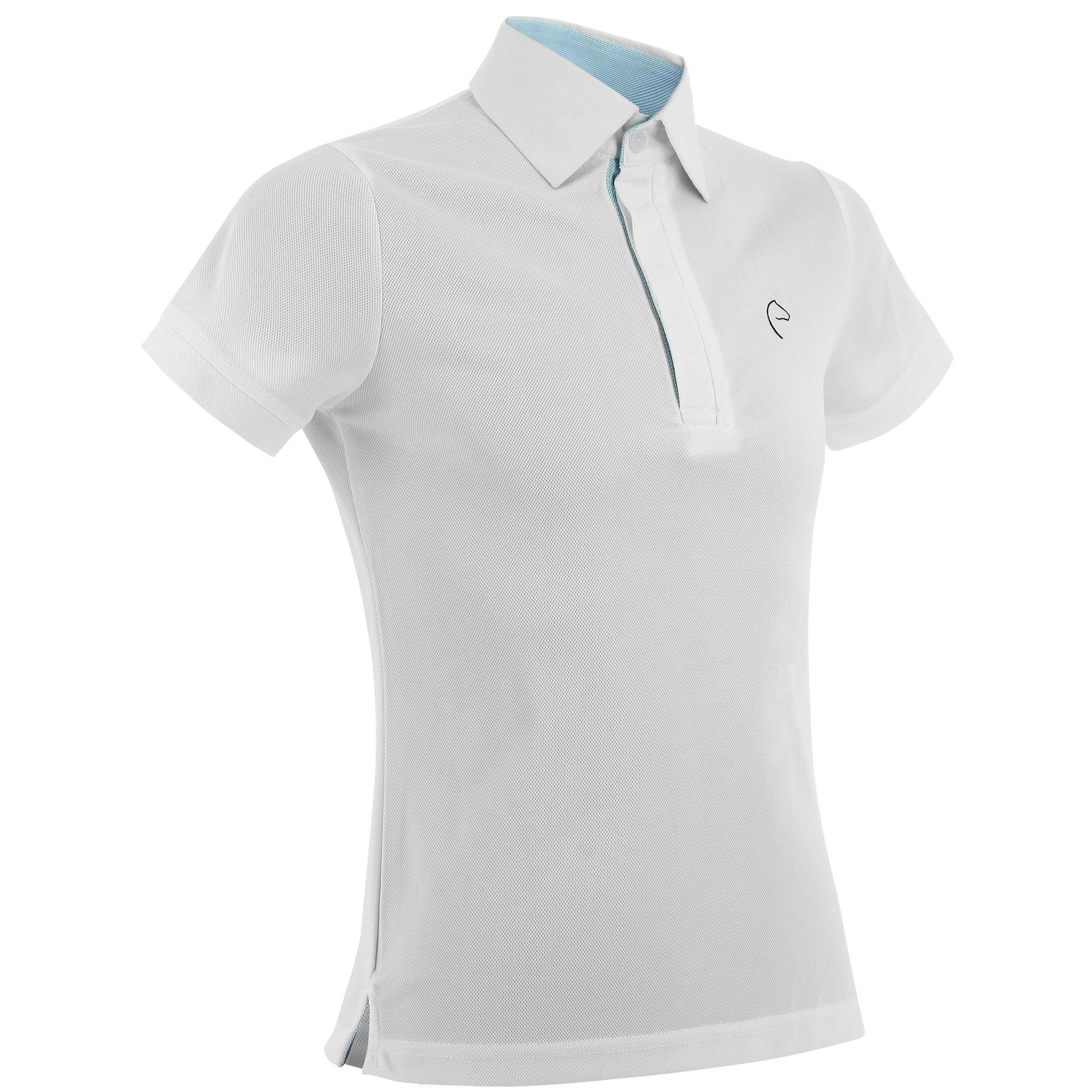 EQUITHÈME Edy Show Polo Shirt - Children White 962096110