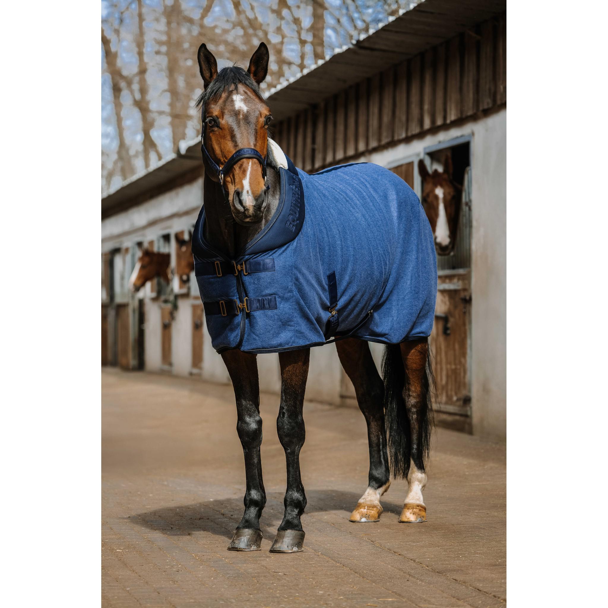 EQUITHÈME Fleece - Confortech Navy blue 400586763