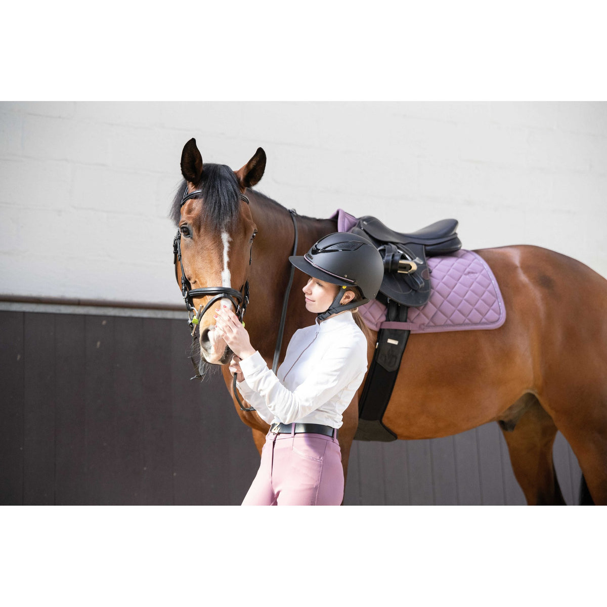 Lami-Cell V22 Saddle Pad - Lilac - 220044315_ambi_1