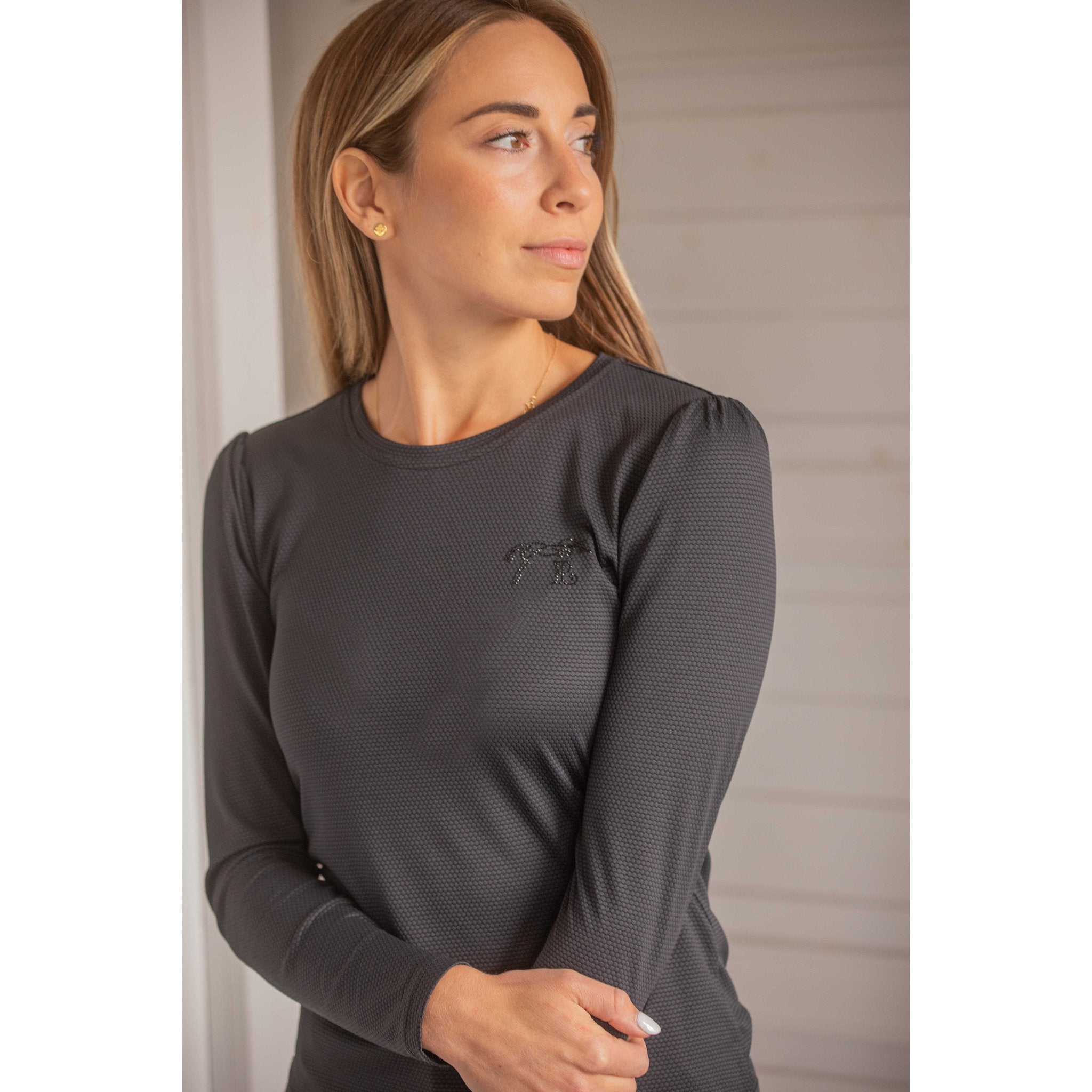 Penelope Tech Honey T-Shirt - Women's Dark grey - 963429311_ambi_3