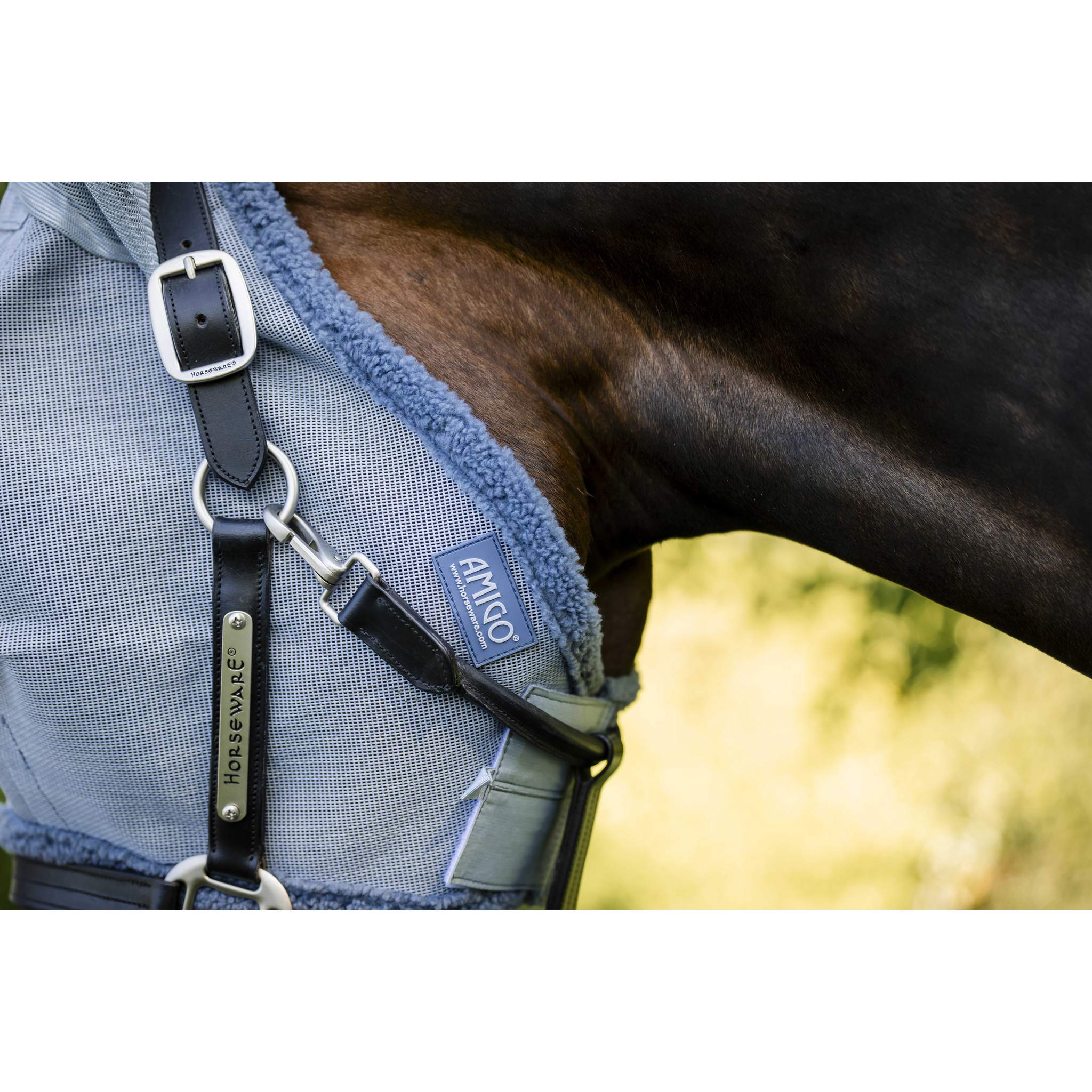 Horseware Amigo Fly Mask Denim - 423004001_ambi_6