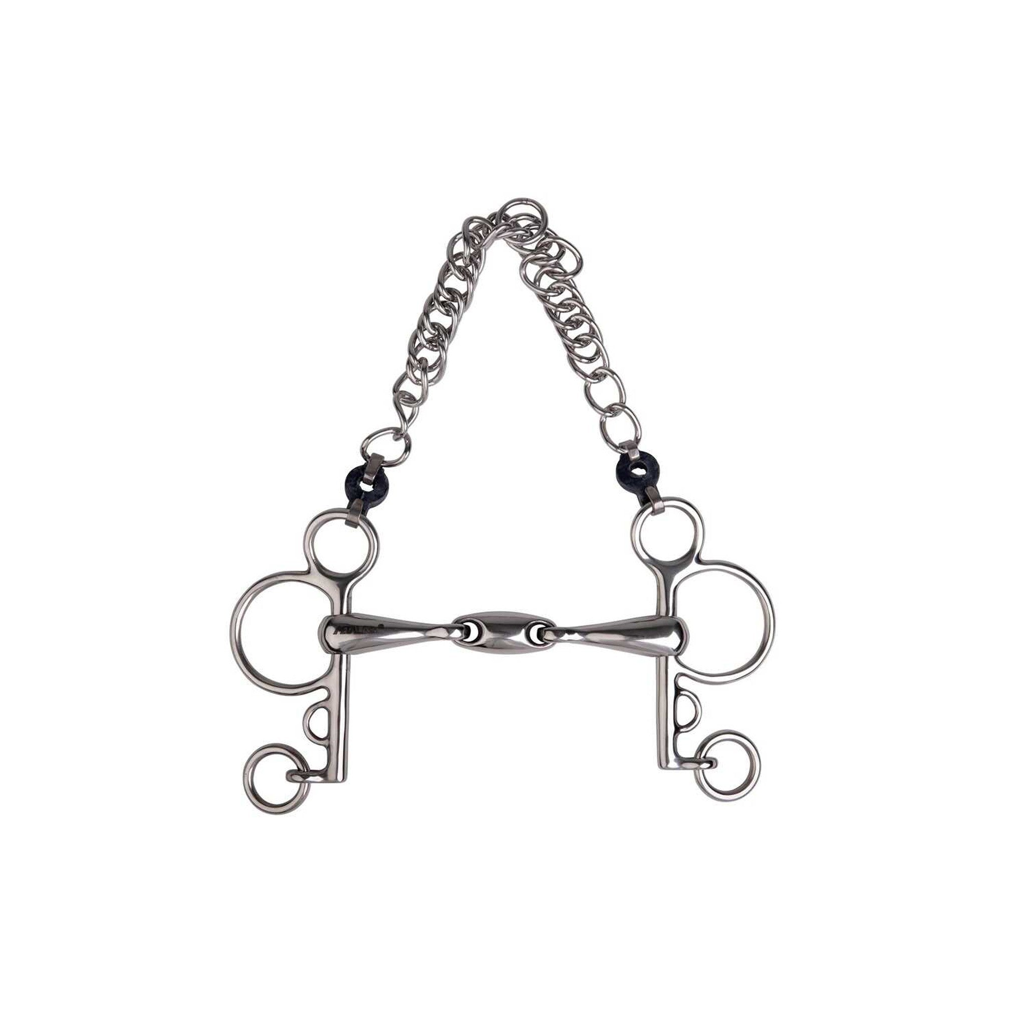 Metalab double-jointed Pelham bit 590068125