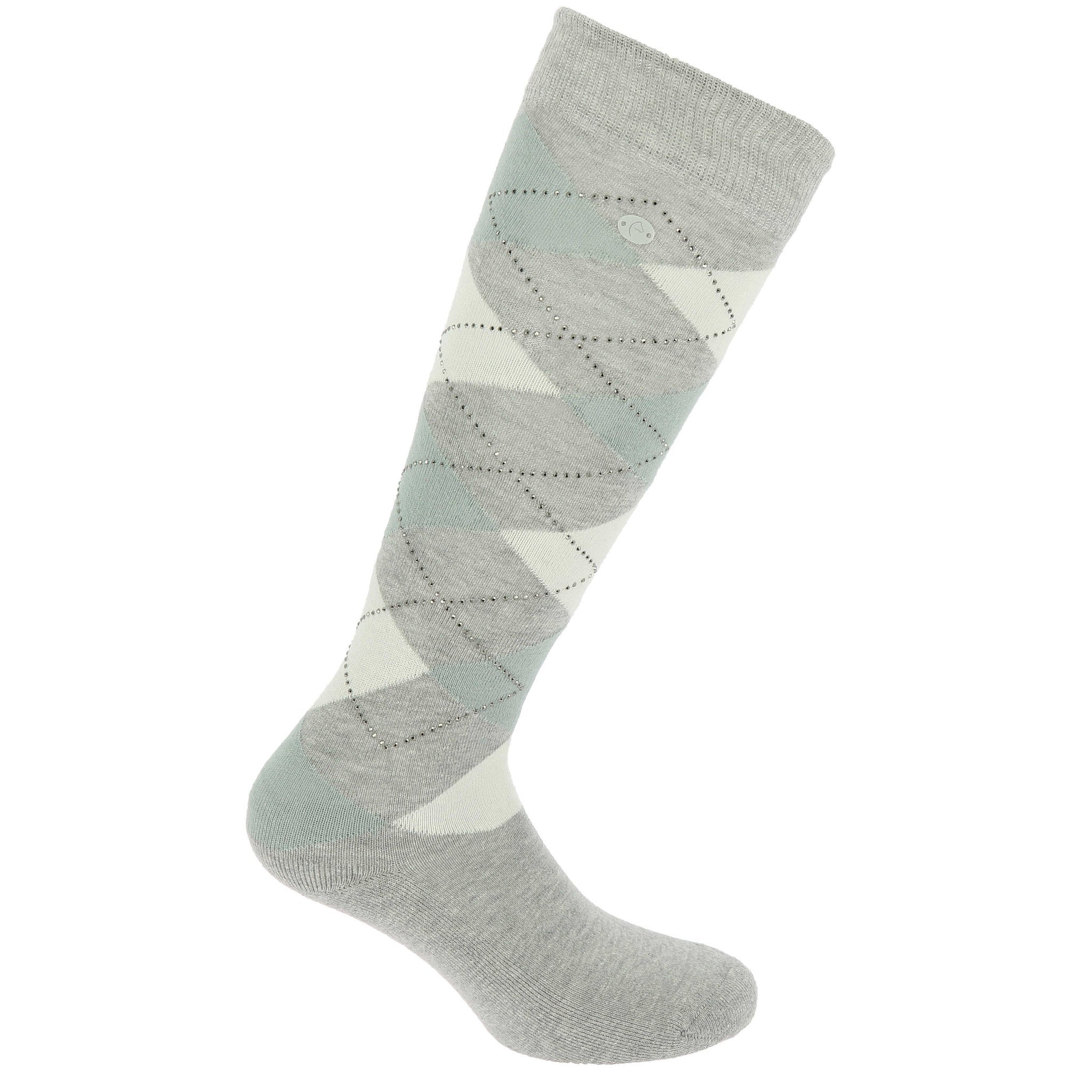 EQUITHÈME Girly Socks - Ladies Grey/light bue 986429112
