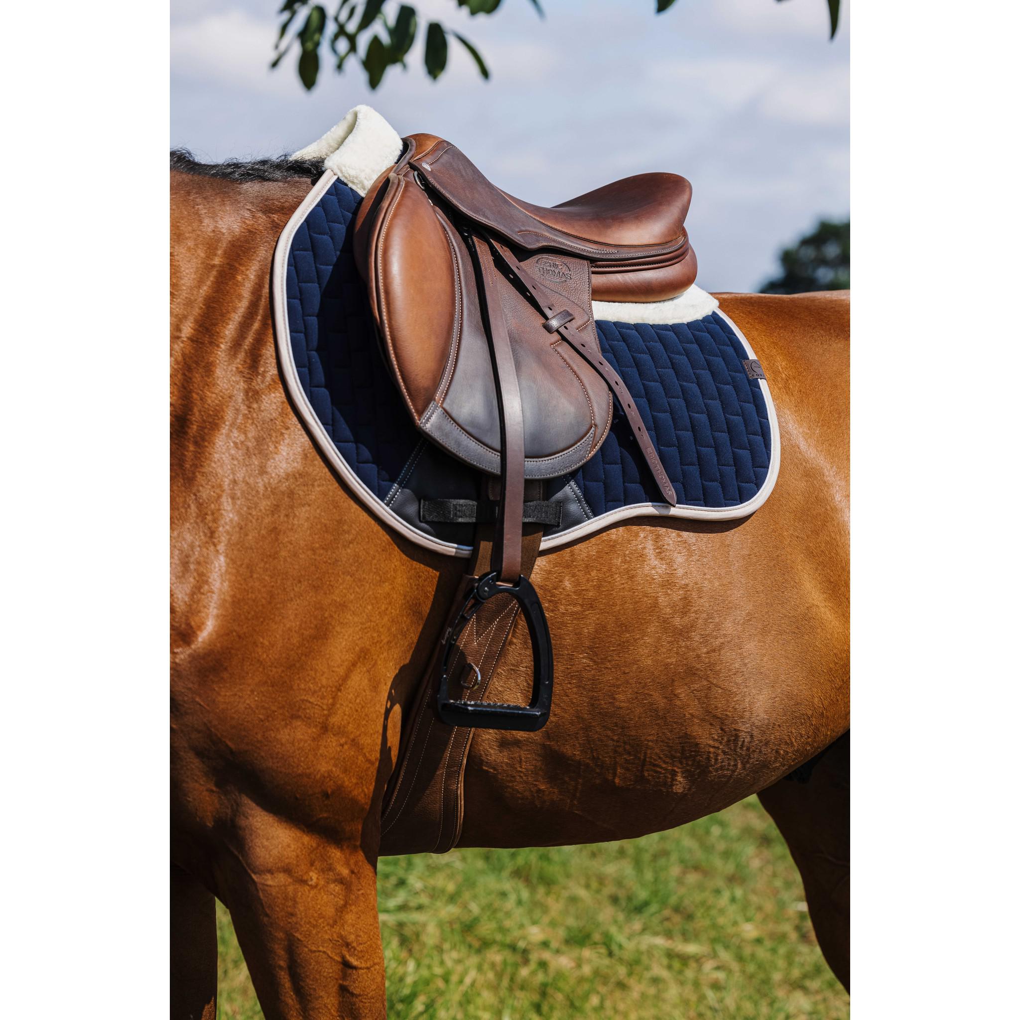 EQUITHÈME Dinard Saddle Pad - All purpose Navy blue 204007007