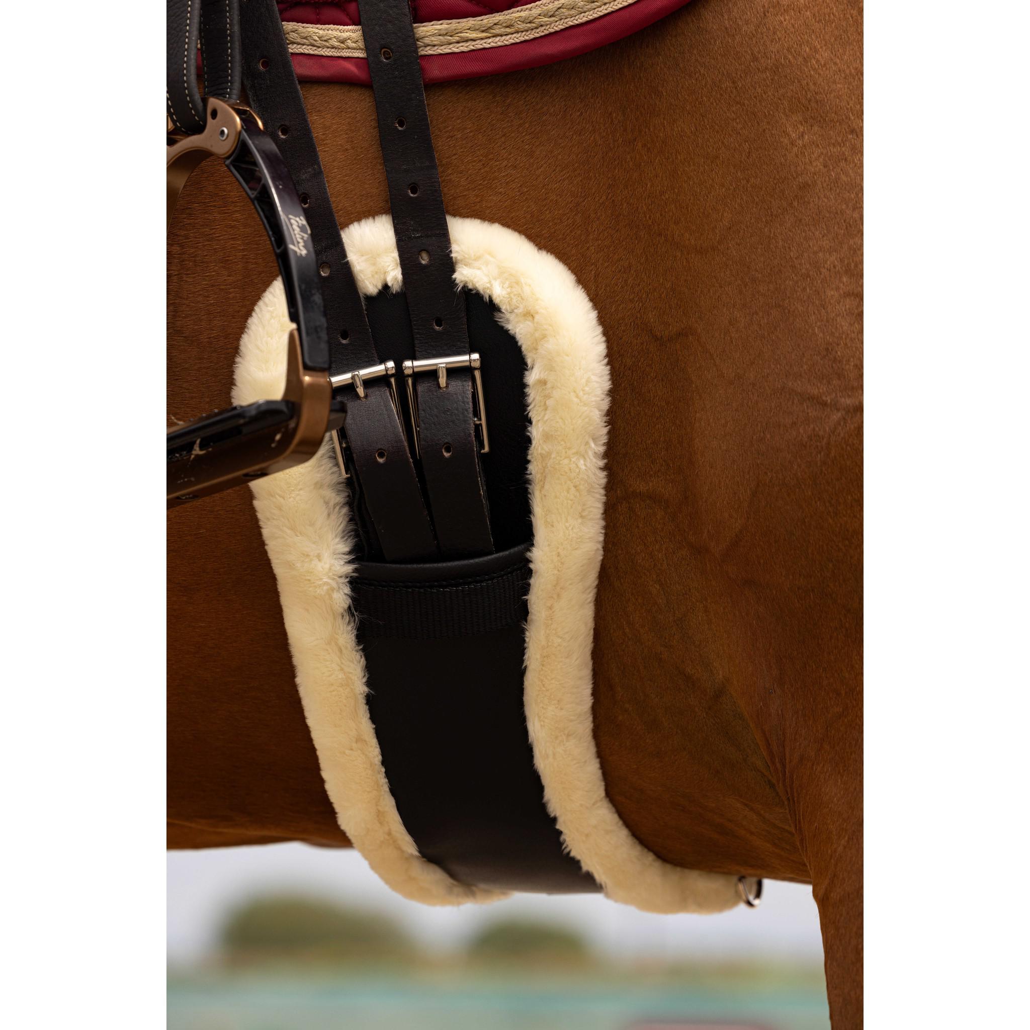 Norton XTR girth with synthetic sheepskin Black 203227080