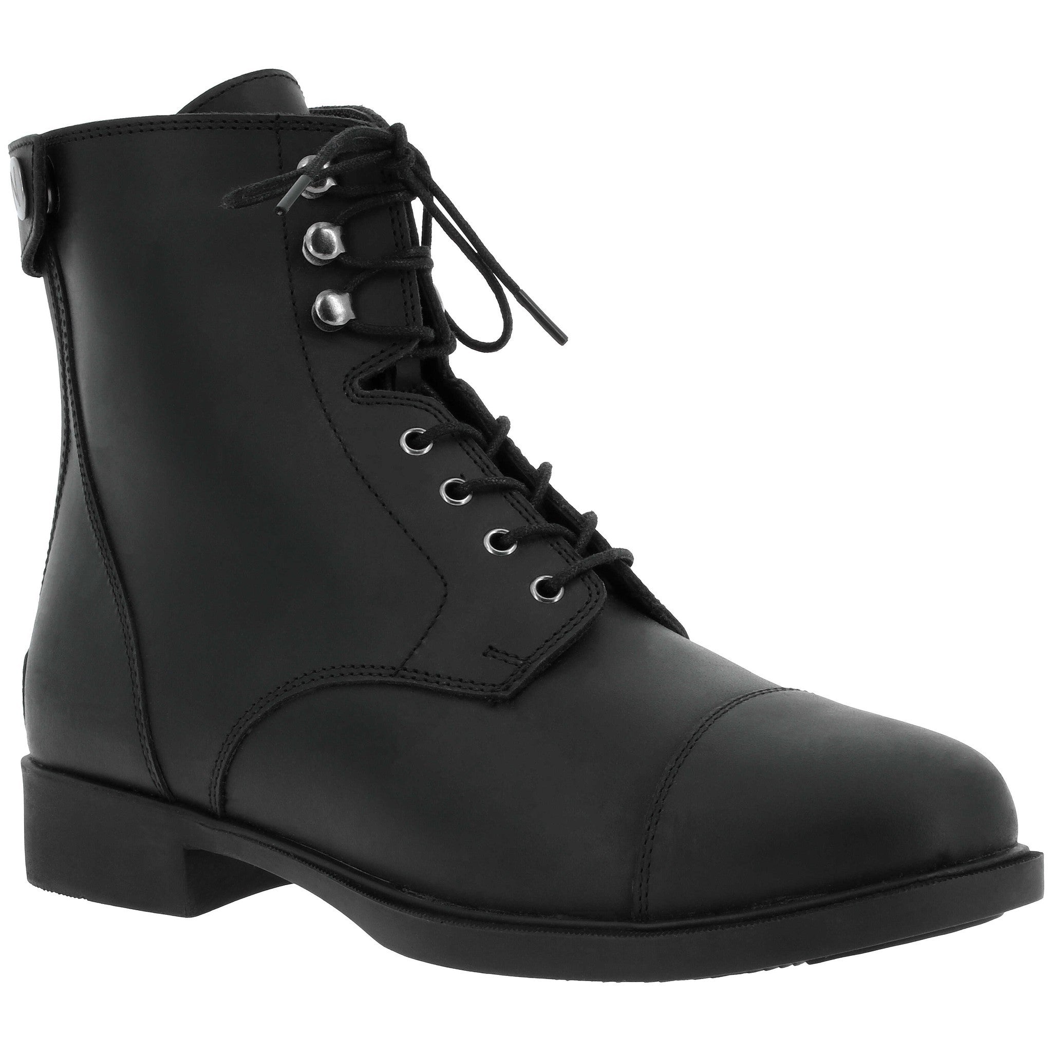Norton Nîmes Lace-Up + Zip Boots Black 914114239