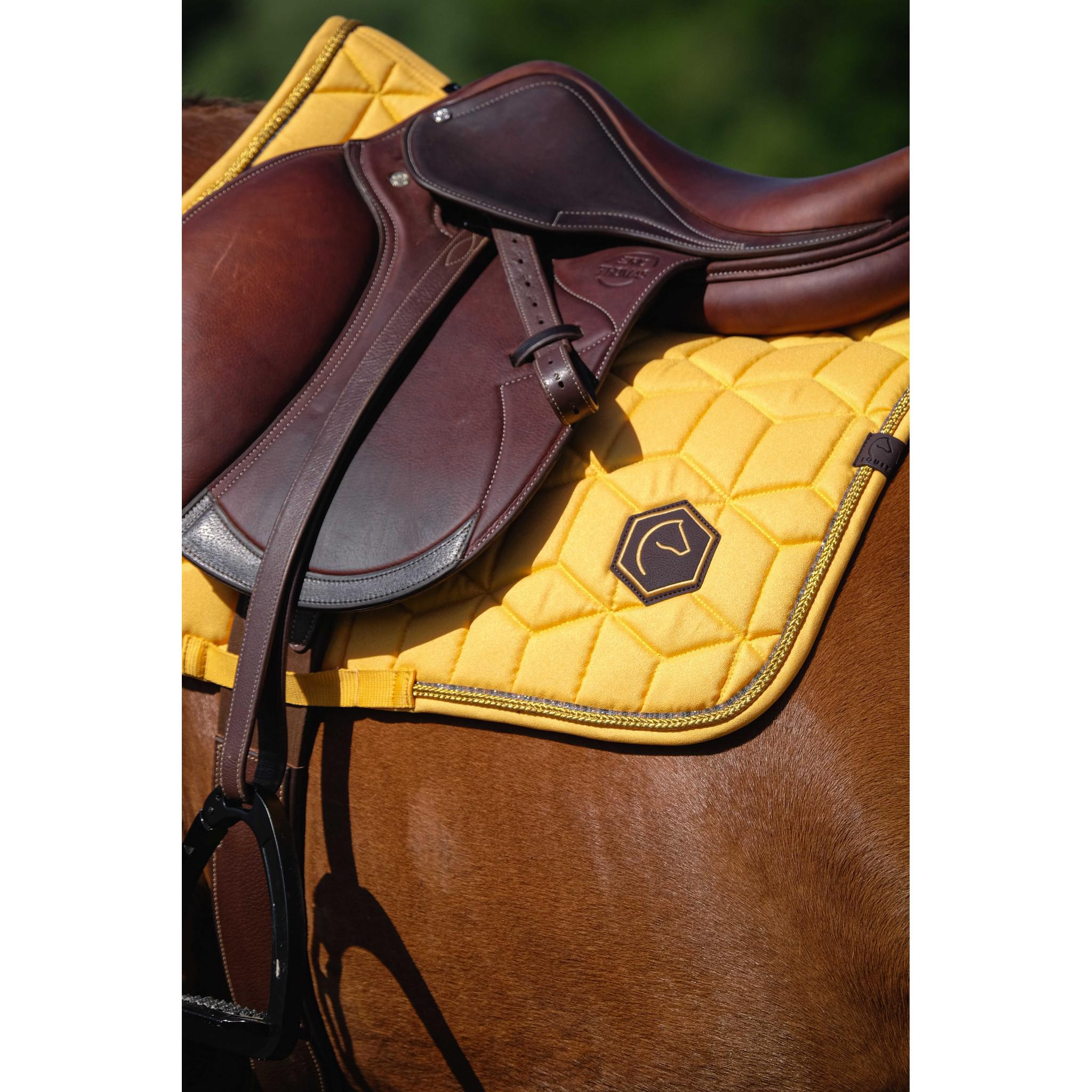 EQUITHÈME Hexalight saddle pad - All purpose Yellow 204004010