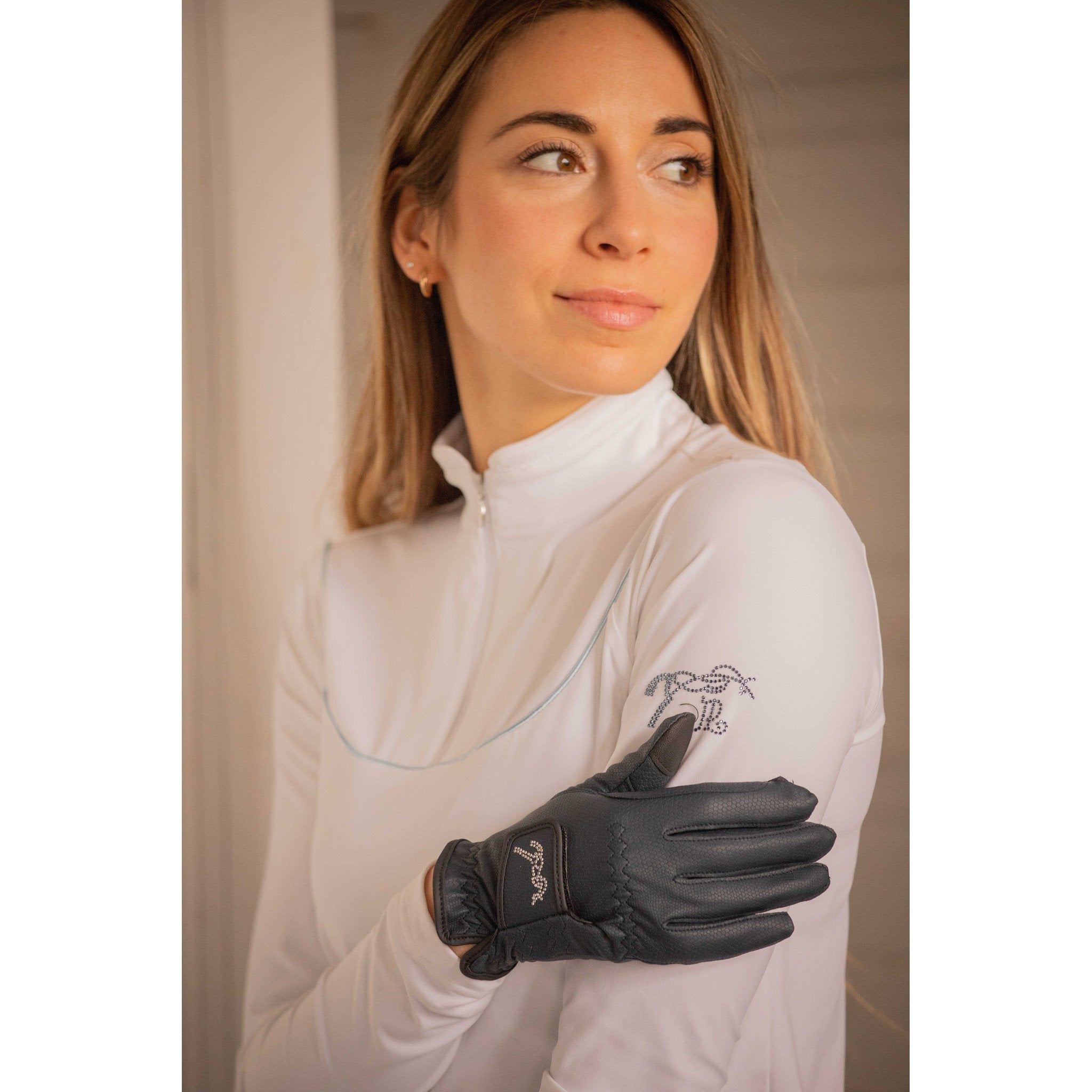 Pénélope Lyoni Riding Gloves Navy blue 930806765