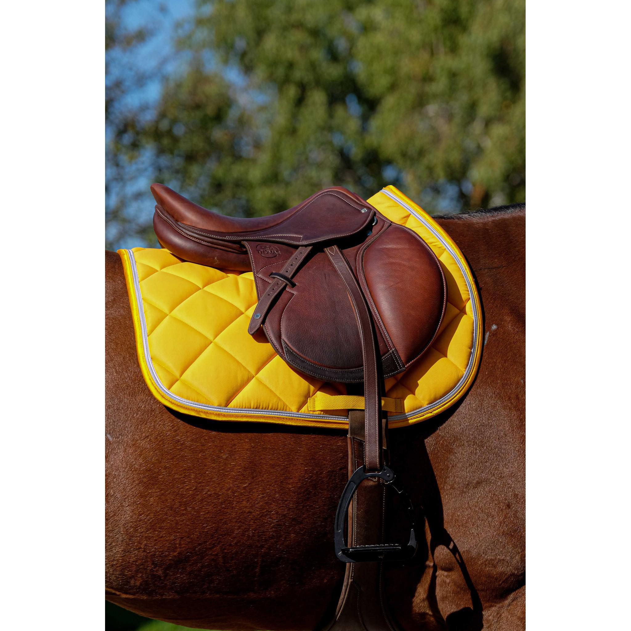 EQUITHÈME Classic Saddle pad - All purpose Yellow 204773010