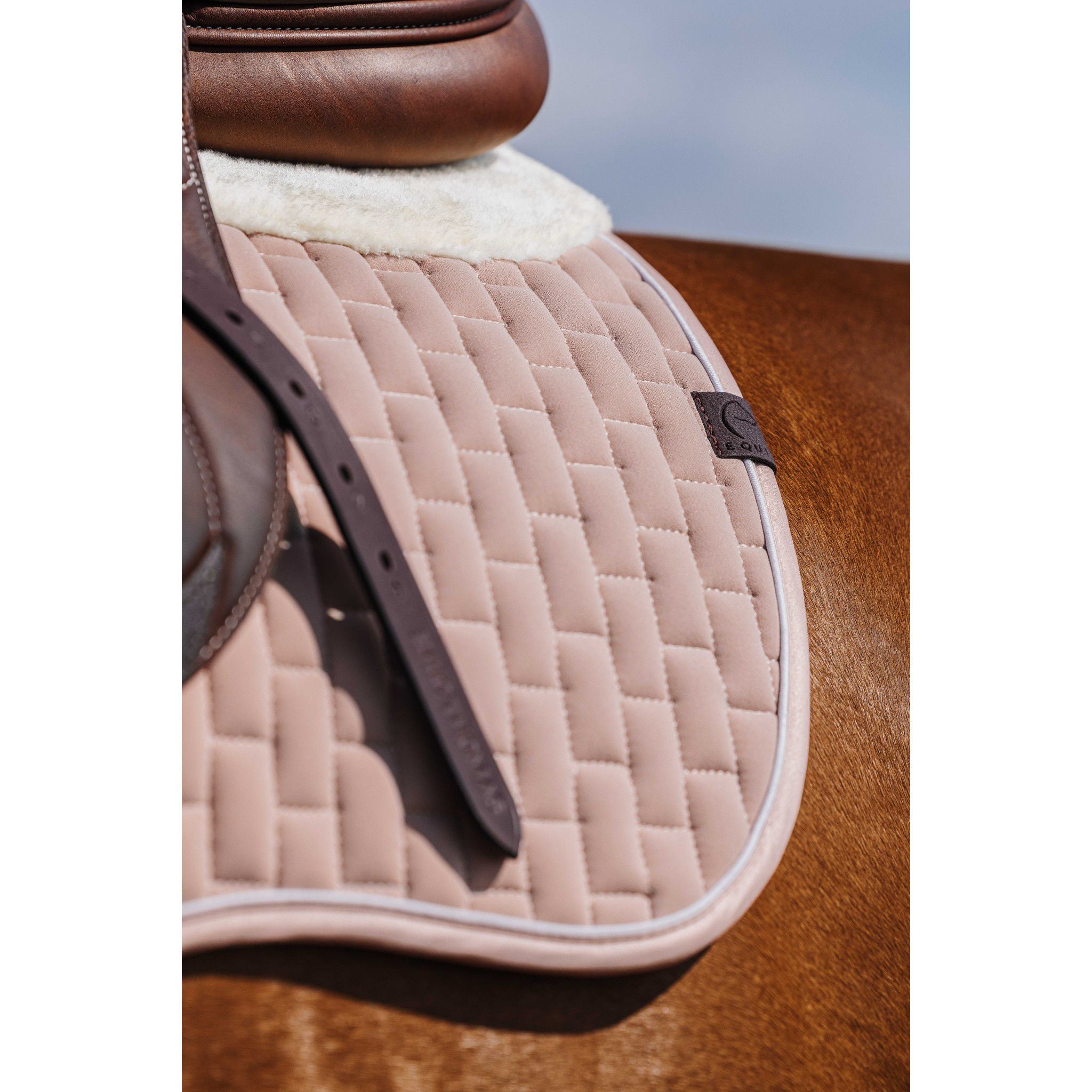EQUITHÈME Dinard Saddle Pad - All purpose Beige 204007005